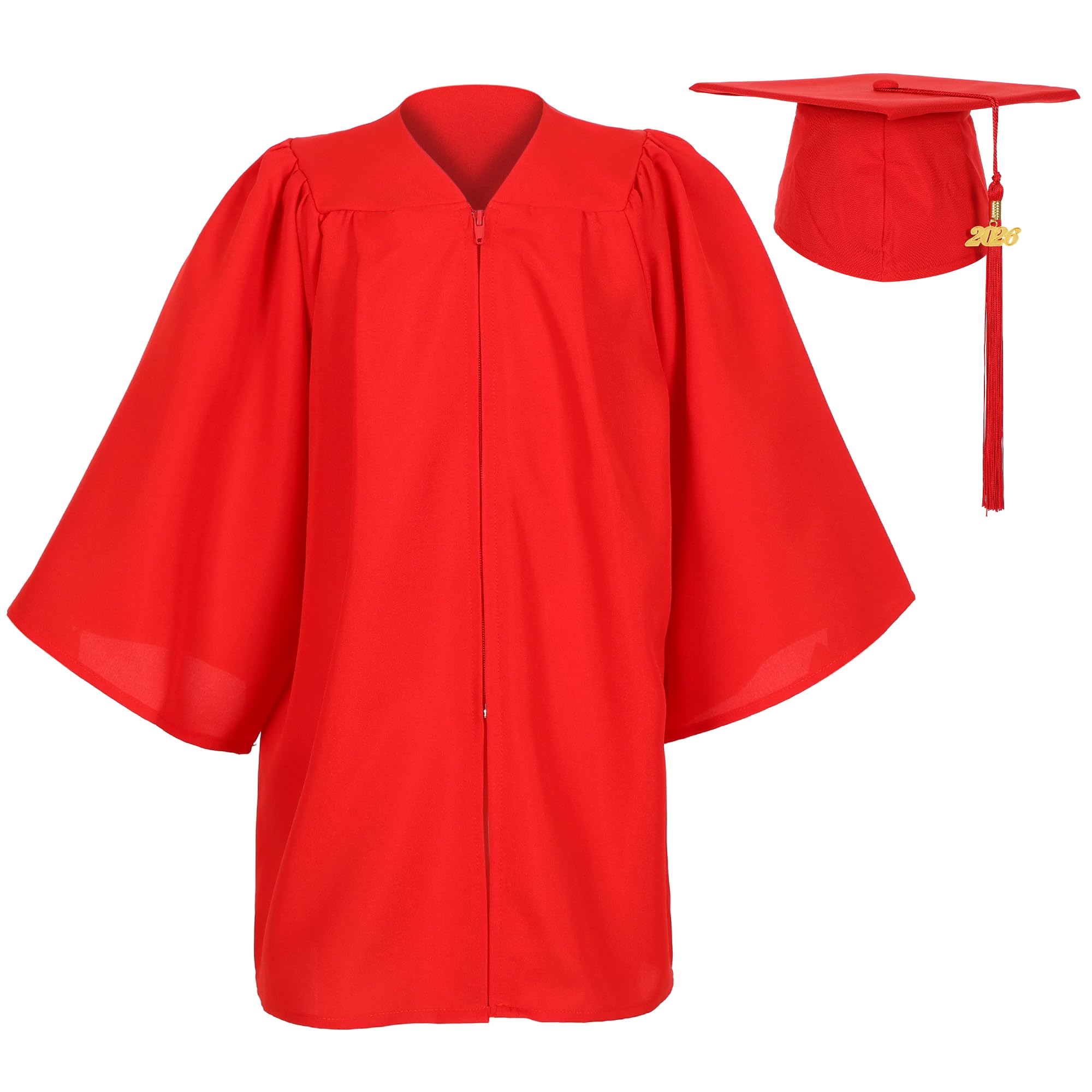 Matte Kindergarten Preschool Graduation Gown Cap 2026