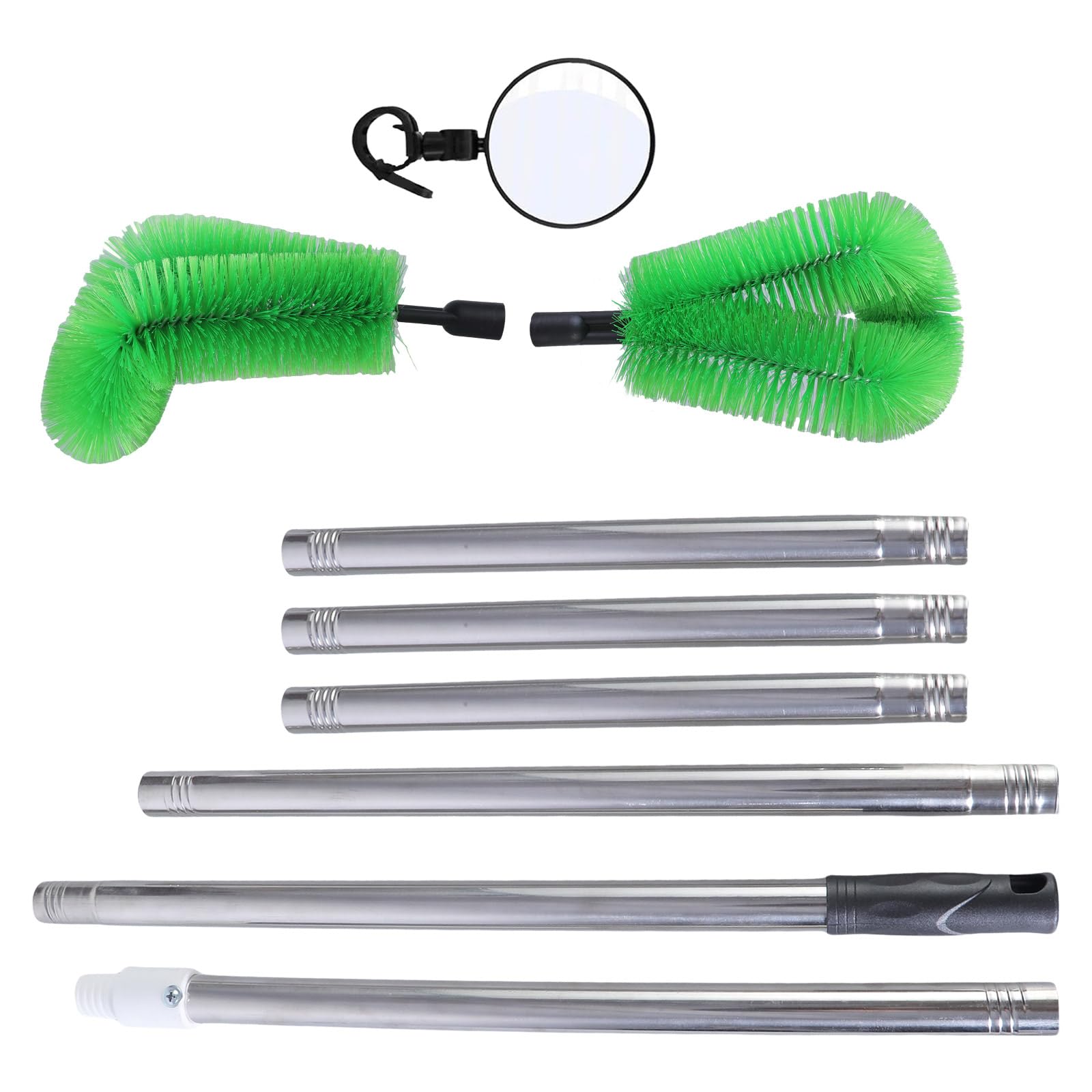 Gutter Cleaning Brush Debris Leaves Branches Remover Portable Drainage Grooves Cleaning Tool Roofing Scraper Gutter Brush Extendable Dusters