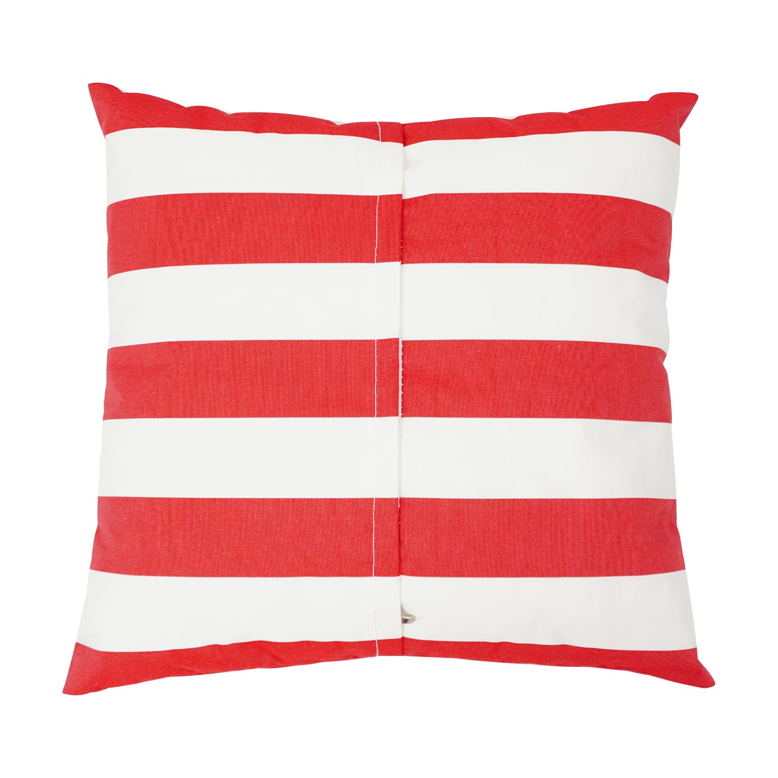Cuscino decorativo impermeabile, rosso e bianco, per esterni