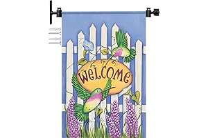 Durable Black Horizontal Flag Pole for Wall Decor