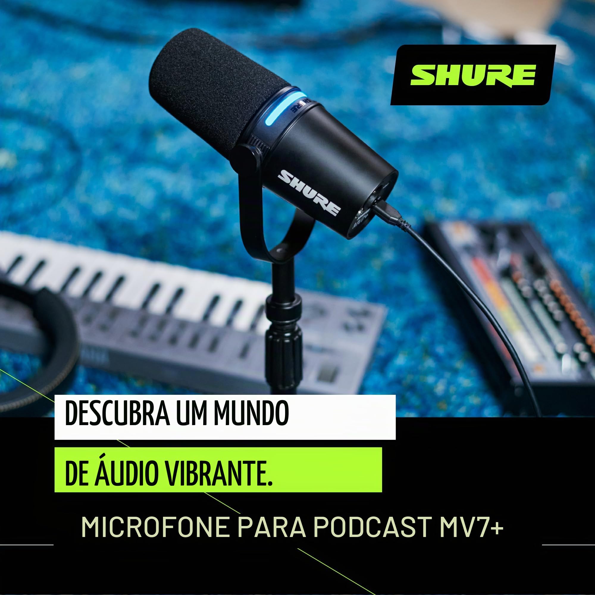 Shure MV7+-K-BNDL : Amazon.com.br: Instrumentos Musicais