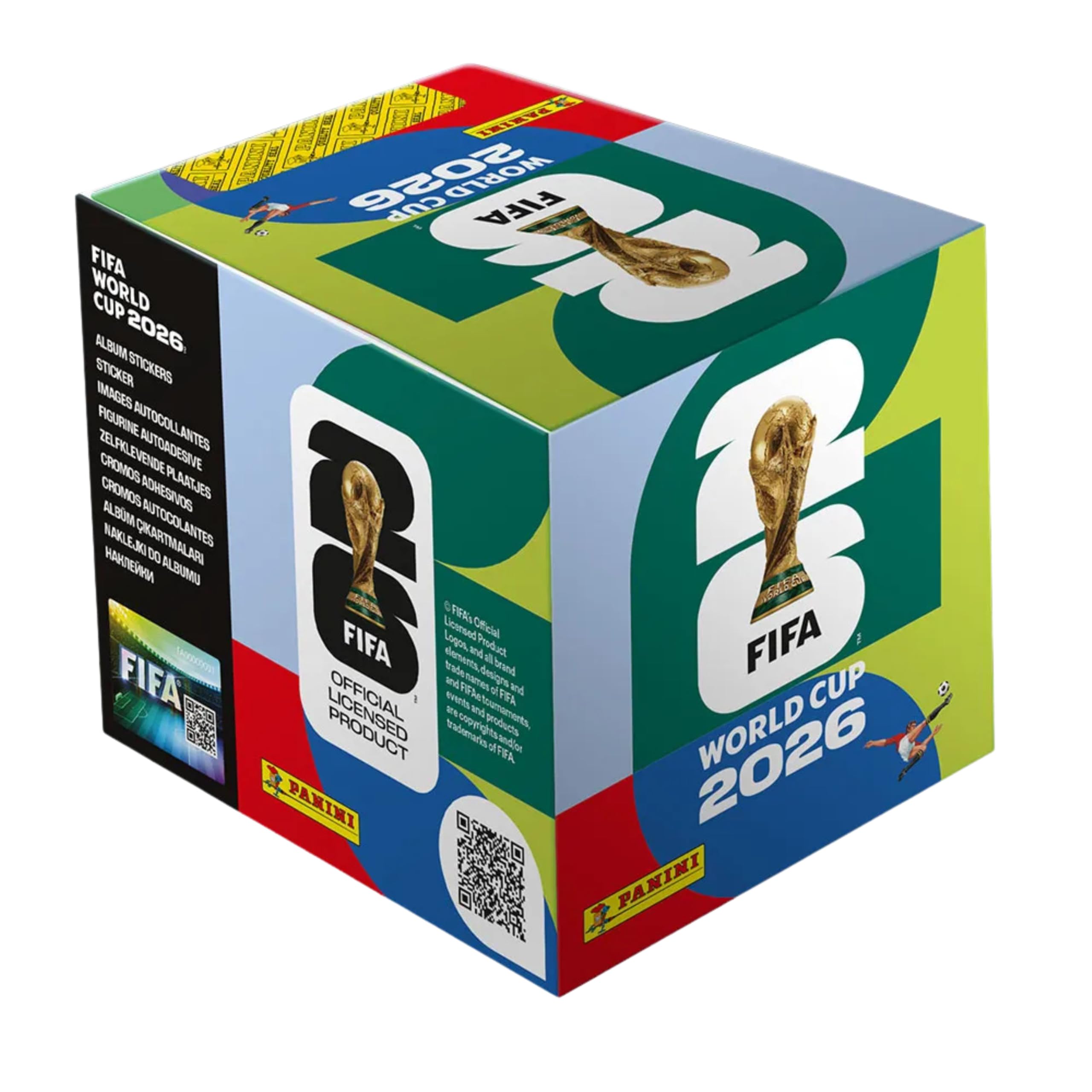 Caja 50 Sobres Cromos Panini FIFA World Cup 2026 – Colección Oficial Mundial 2026 Stickers