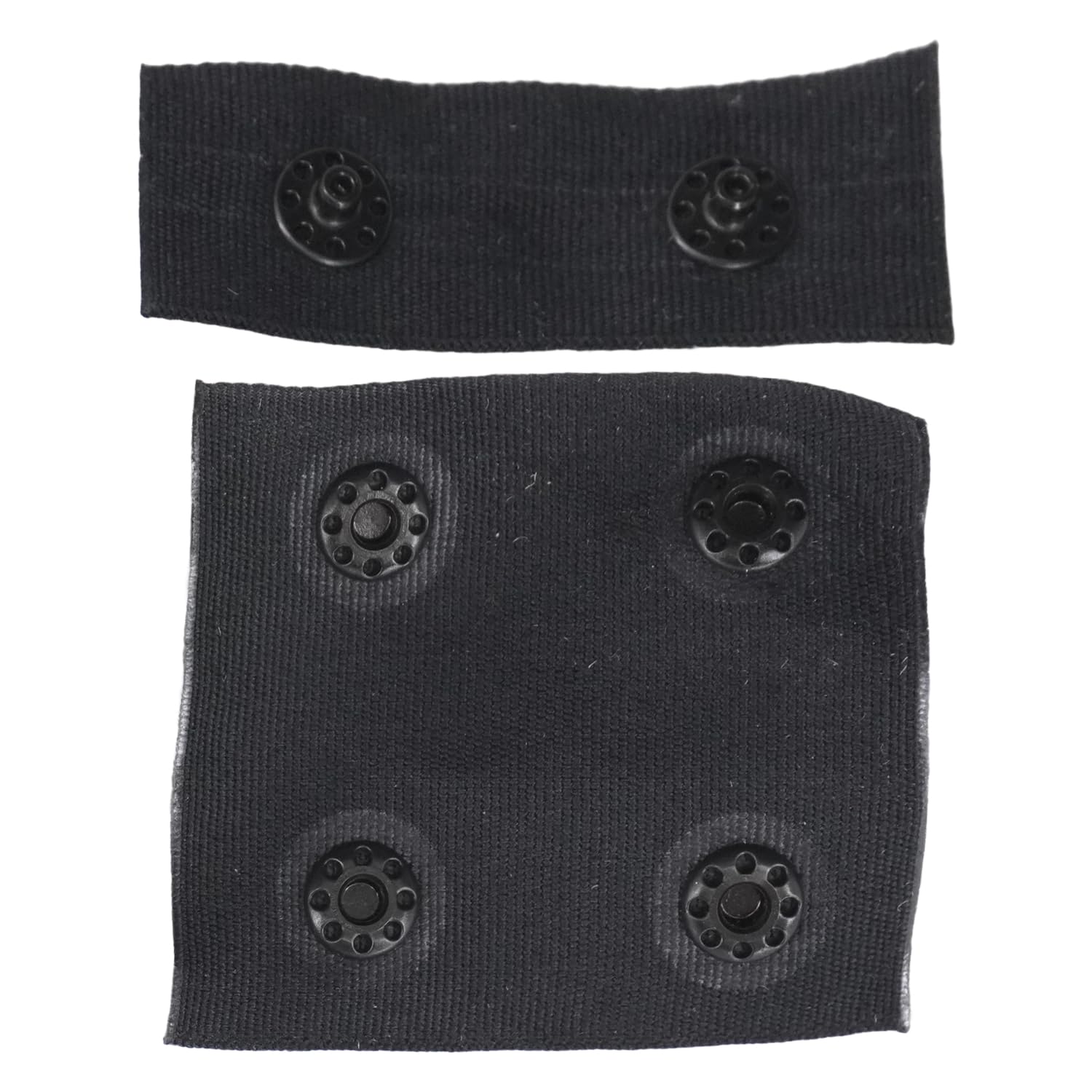 Trimming Shop Black Snap Popper Tape cut Fastener Ribbon with Snap Stud Press Fastening Sewing Duvet Tape for Baby Jumpsuits, Toddles Clothes, Sewing Small Garments, 100 pcs โ image 1