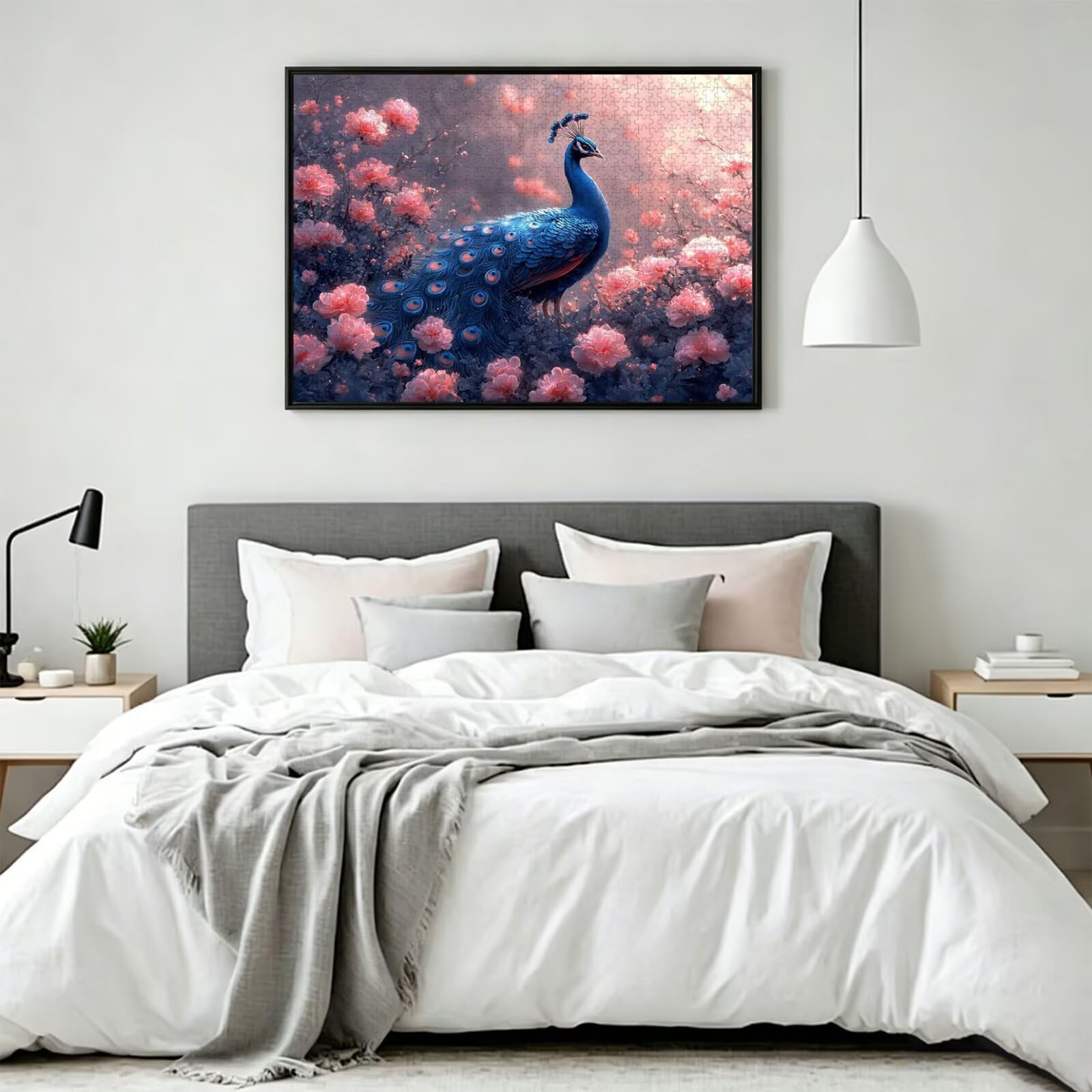 Puzzle 4000 Pezzi Paone Puzzle Classici per Gioco Familiare, n-381 | Impossibile Puzzles, Intrattenimento Creativo, Rilassamento e Intelligence, Regalo per Amore e Amico, Decorazioni Casa, Fiori