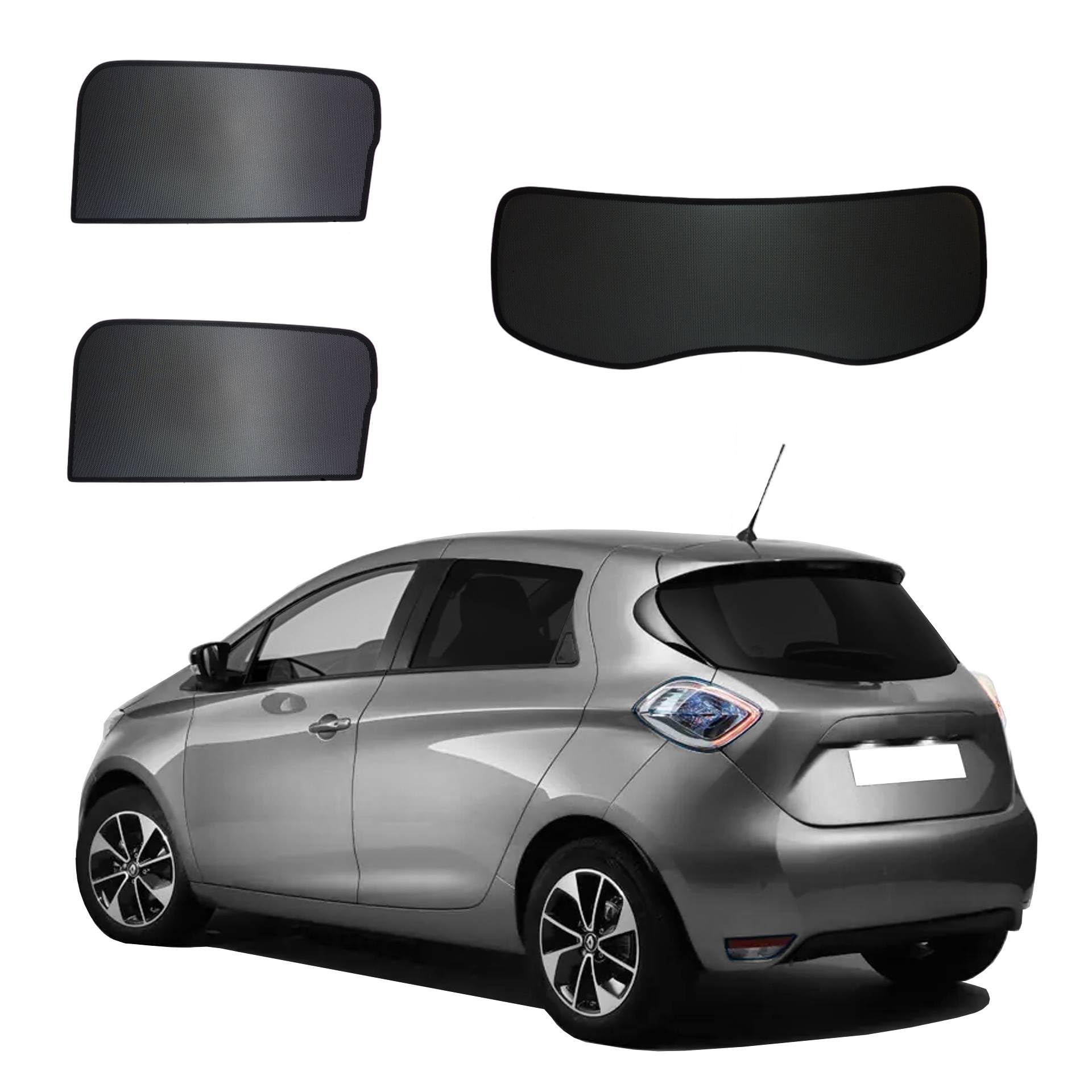 SunClip Privacy & Sun protection compatible with Renault Zoe (BFM) 2013-2024