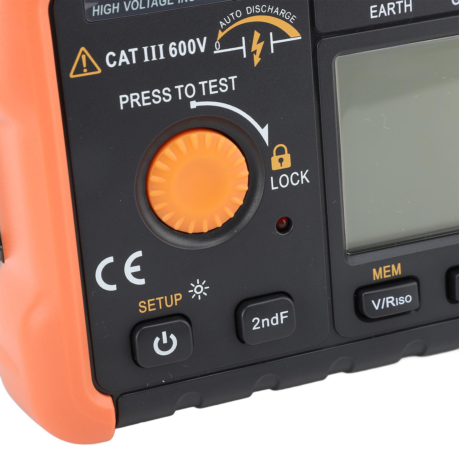 FTVOGUE Tester Izolacji Megaomomierz 50 V do 2500 V Miernik Rezystancji Izolacji z PI DAR COMP 1,3 MA Prąd Zwarciowy Test Napięcia AC DC dla Elektryków Konserwacja