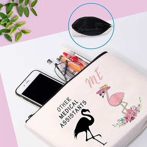 Miniatura 5 de GJTIM Regalo de asistente médico Regalo de enfermera Regalo médico Otro asistente médico Me Bolsa de cosméticos MA Graduación Jubilación Maquillaje