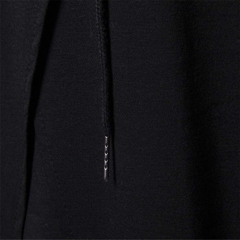 Männer Langarm Outwear Hoodie Sweatshirt Tops Asymmetrisch Jackenmantel Herren Sweatjacke Kapuzenjacke Kapuzenpullover Herren mit Kapuze Hoody Kapuzenshirt Hemd Tops T-Shirt Hoodie