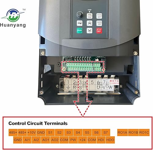 Miniatura 6 de Variable Frecuencia Drive VFD Vector Single to 3 Phase Converter, para control de velocidad del motor, entradasalida 220VAC (Serie GT 11KW-15HP