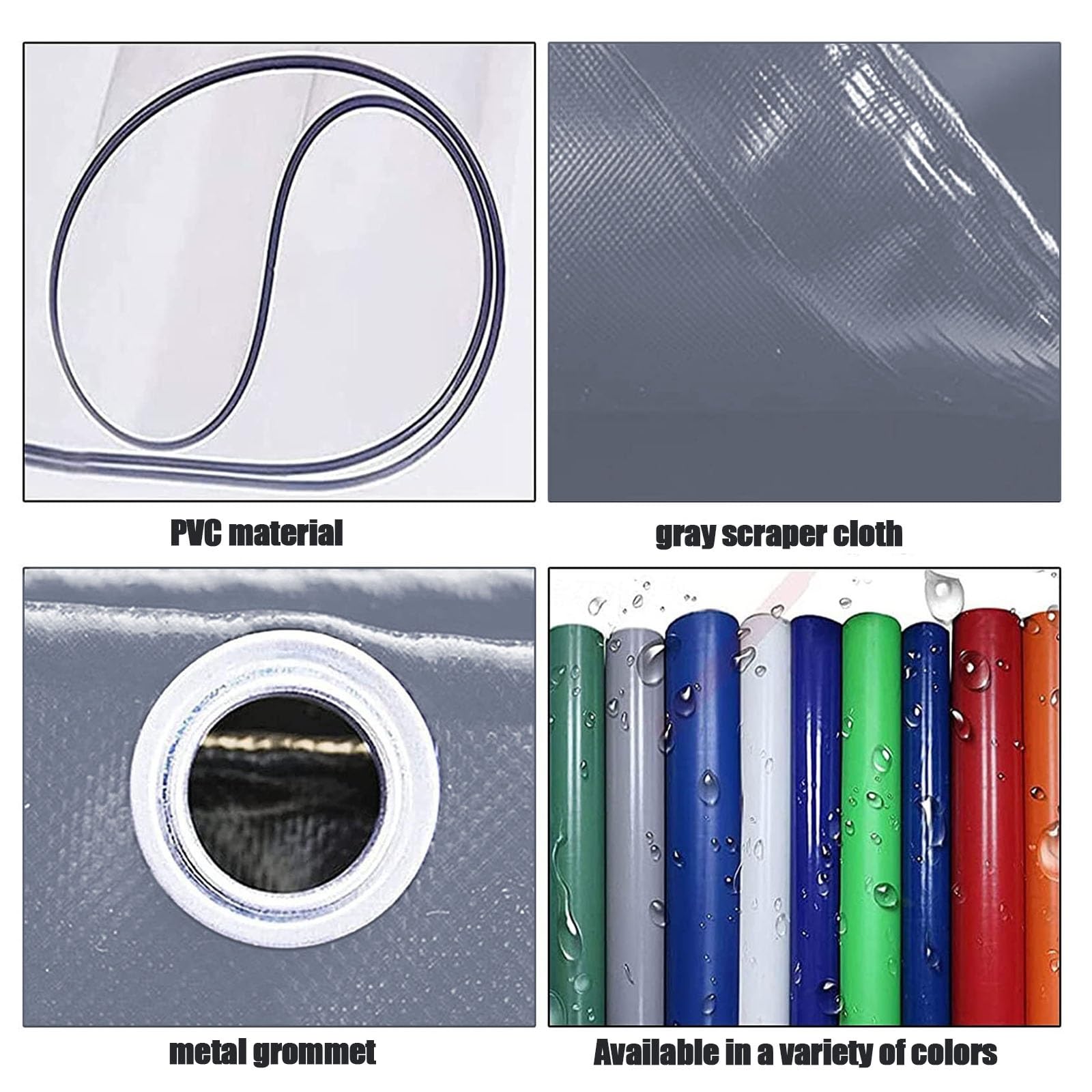 Telo PVC Impermeabile Bianco | Telone Occhiellato ogni 25CM 650g/mq | Copertura Esterna | 3x3m | Resistente Protezione Multiuso | Leroy Merlin