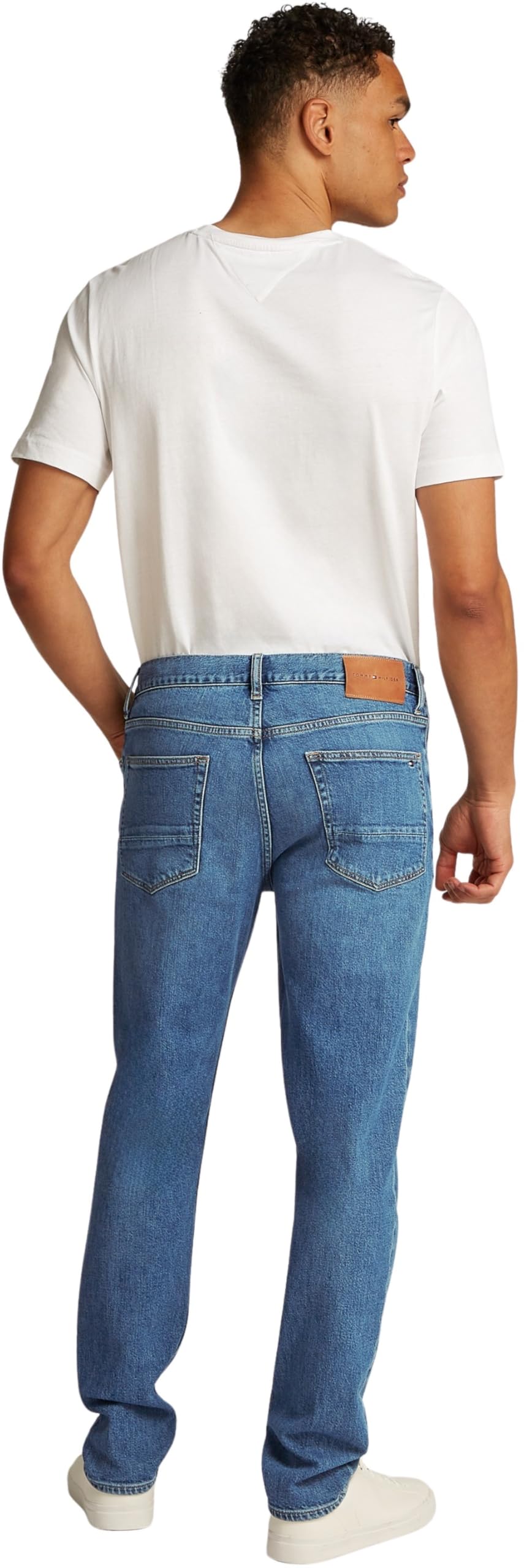 Tommy Hilfiger Tapered Harlem Str Roger Indigo Mw0mw38815 - Stożkowy Mężczyźni