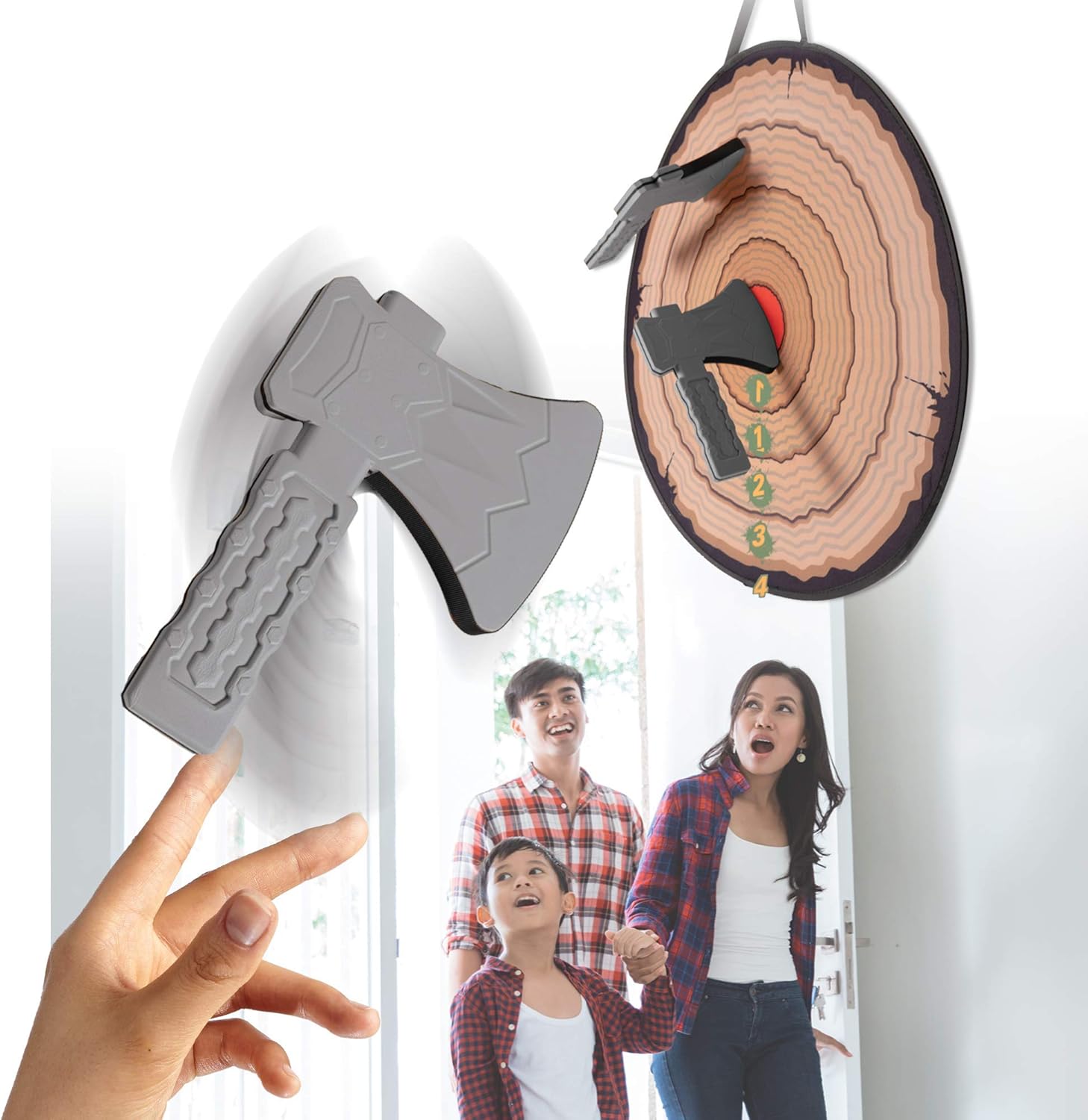 Protocol Ax Whoopin’ Target Practice Game | Practice Your Ax Throwing | Foam Ax Throwing Game| Bull’s Eye| Ax | Game | Gift Idea | Fun for Family and Friends | Workout … : Toys & Games