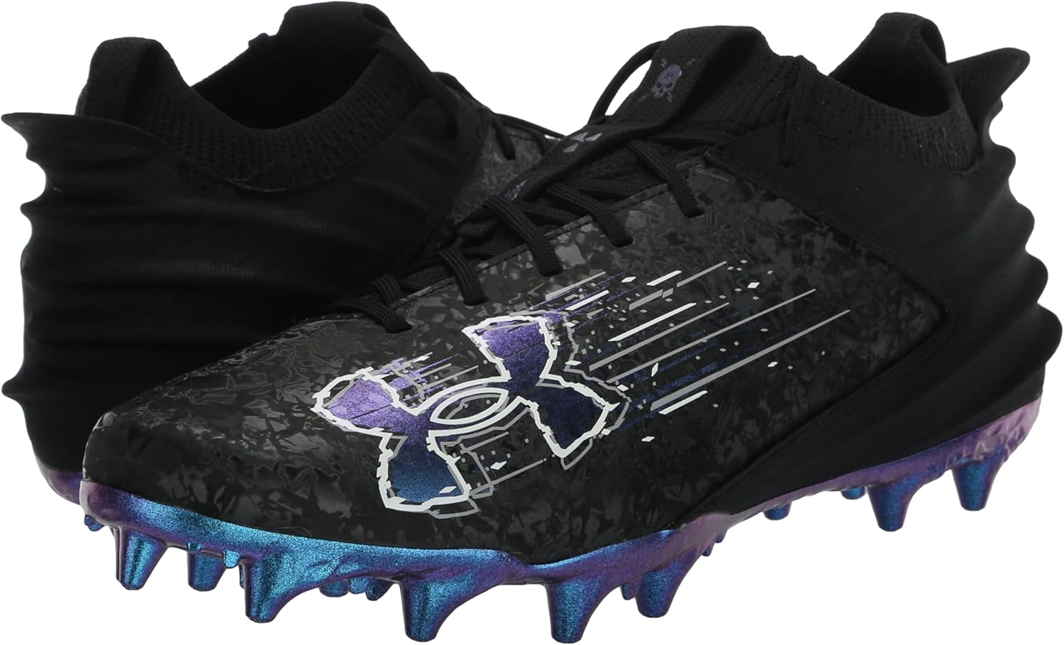Under Armour Mens Blur Smoke Suede 2.0 McFootball Shoe