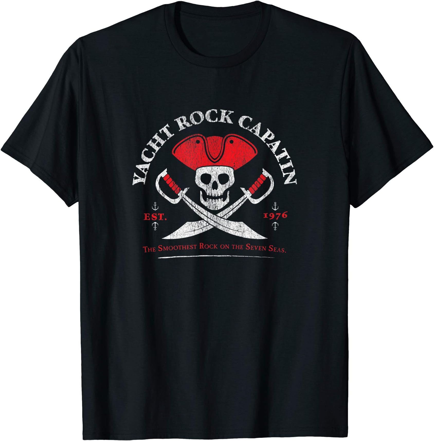 Spazzo TeesYacht Rock Pirate Captain - Party Boat T-Shirt