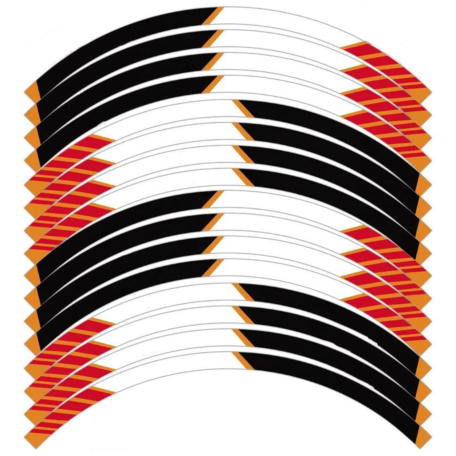 Motorcycle Rim Stickers for Kawasaki Motorcycle Wheel Stickers Reflective Rim Strips Accessories Decals Waterproof