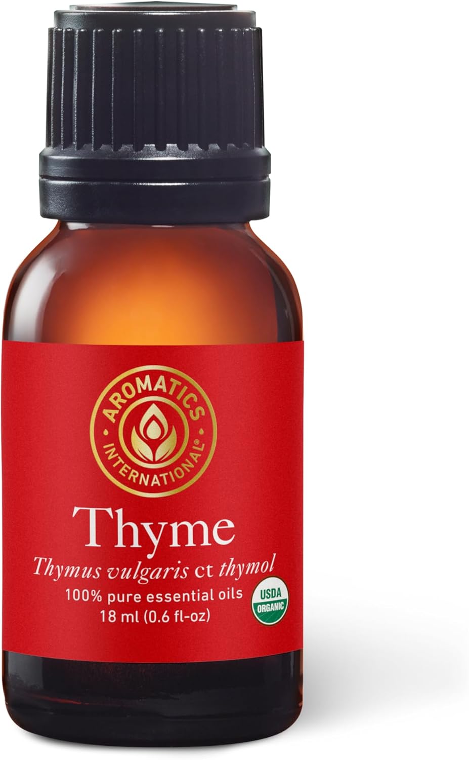 Aromatics International Premium Organic Thyme ct Linalool Essential Oil 18ml | 100% Pure Essential Oil for Diffusion & Aromatherapy