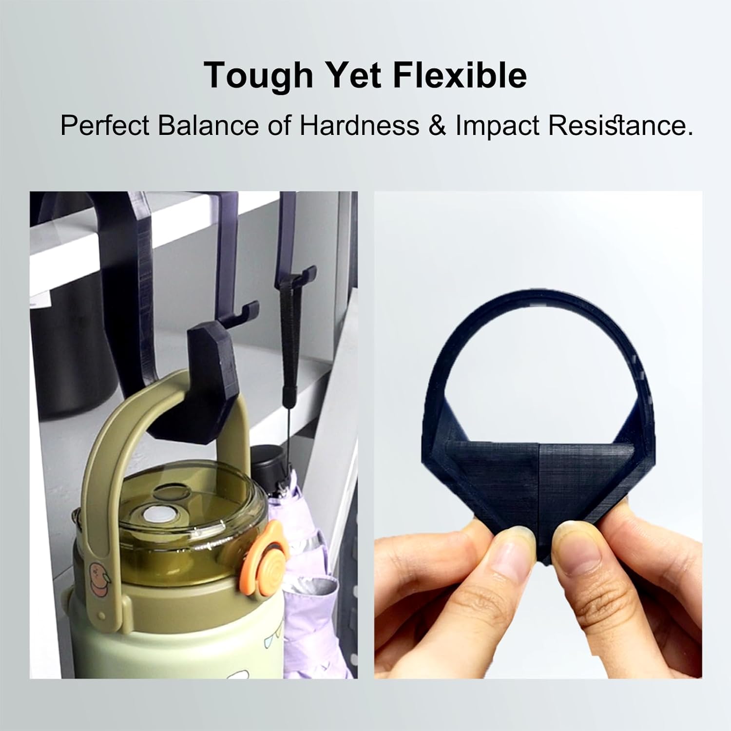 Siraya Tech Blu Nylon 3D Printer Resin Nylon-Like Strong and Precise High-Resolution 405nm UV-Curing Rapid Resin for LCD DLP 3D Printer and 8K Capable (1kg, Nylon Black) - Image 3