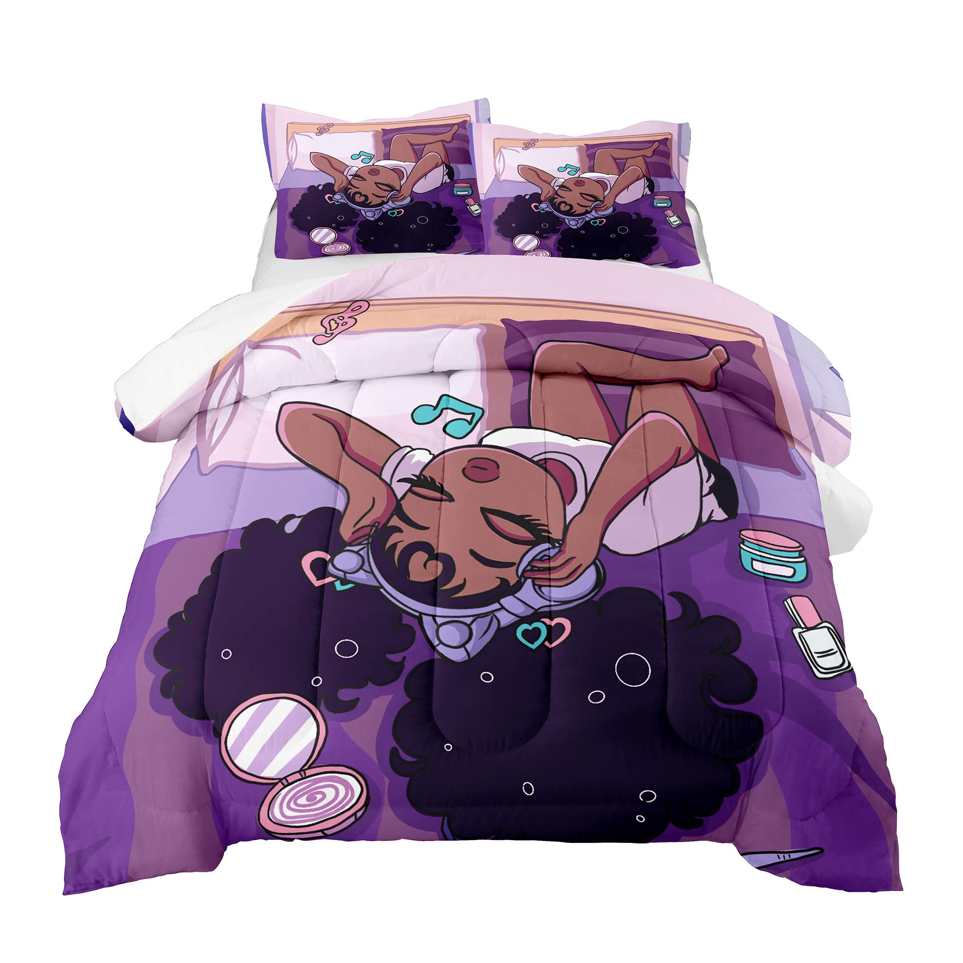 kodhyvj Black Girl Magic Comforter Set