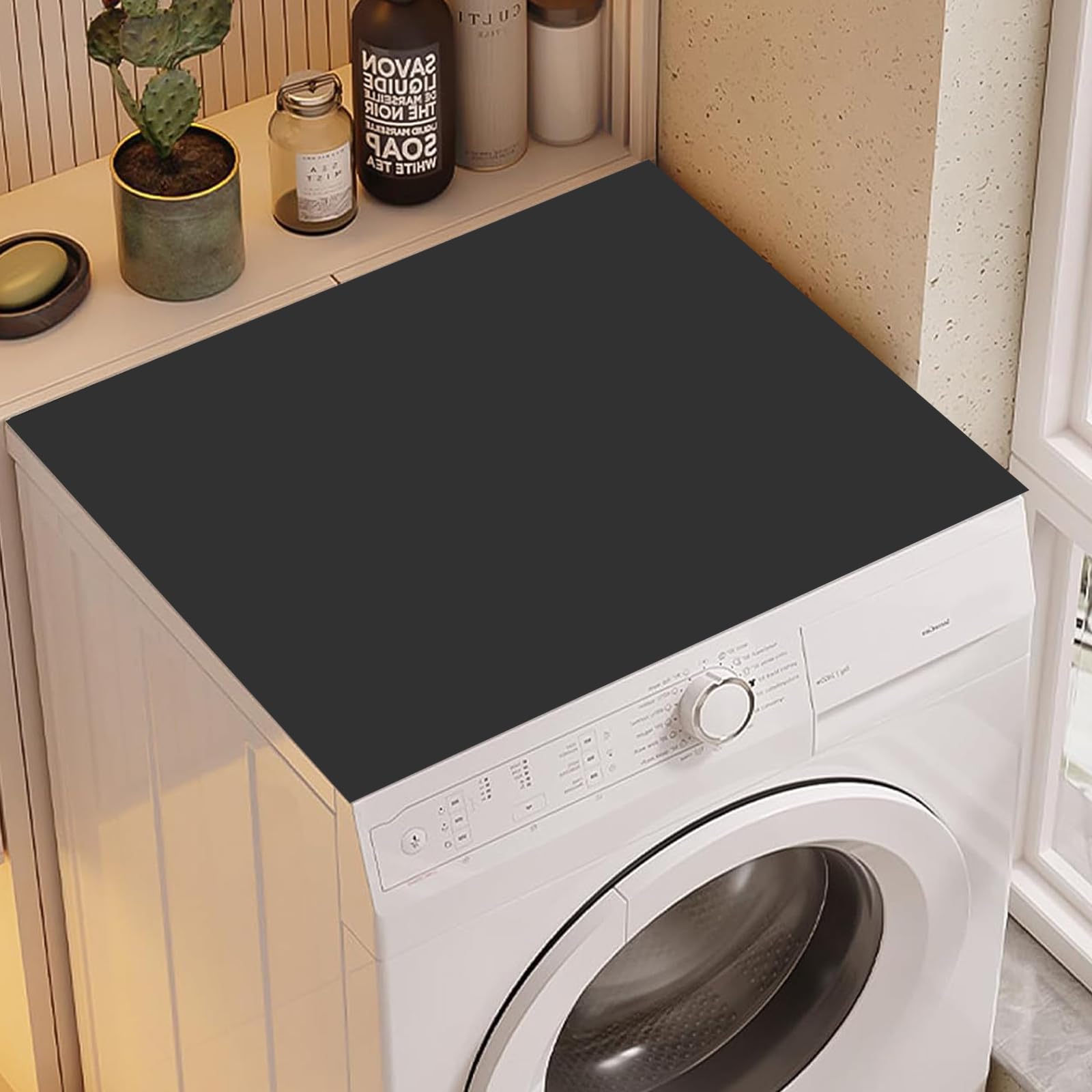 Copri Lavatrice Farerkass 60x60 Cm Grigio - Morbido, Ritagliabile E Universale Per Elettrodomestici - Foto 8