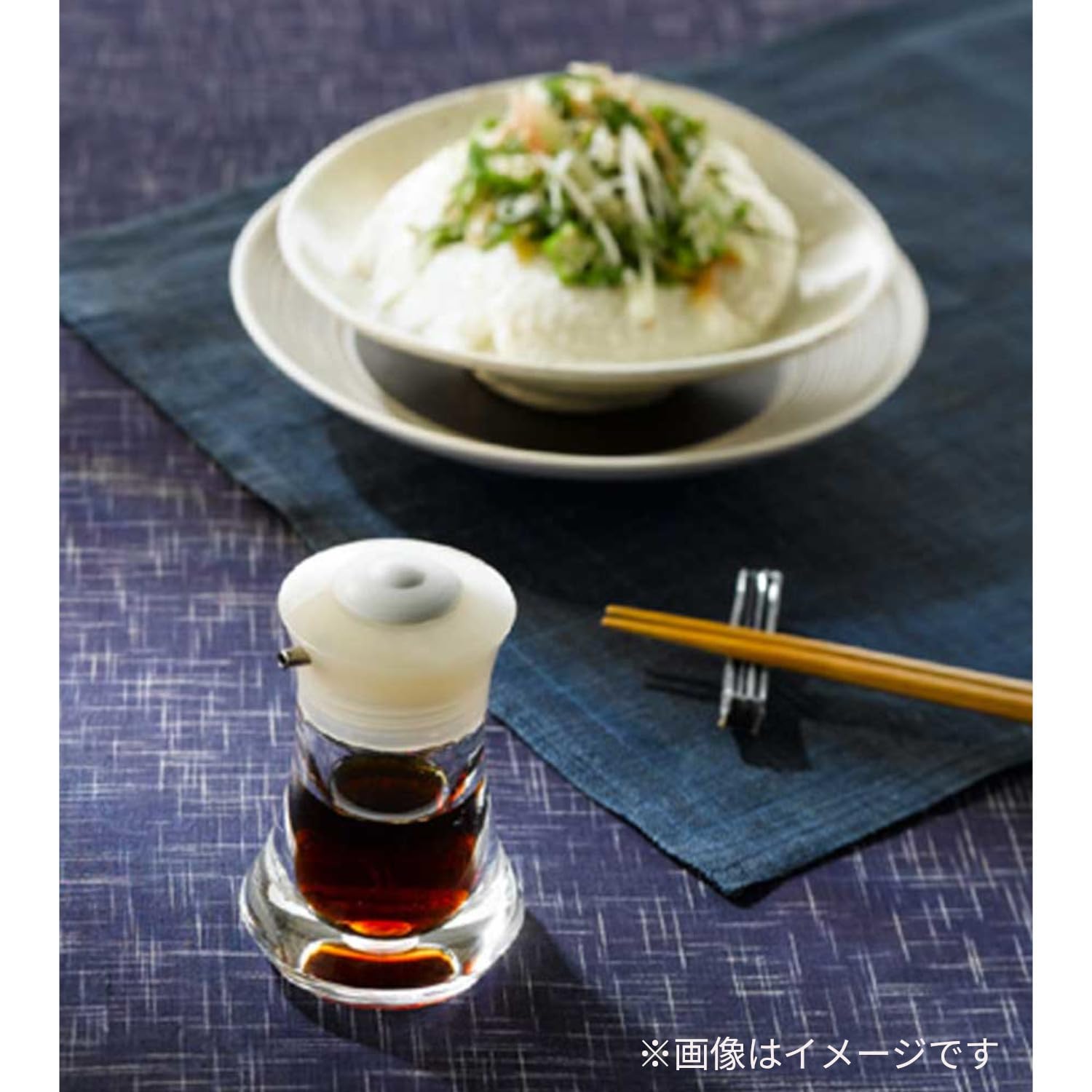 Daiwa Push One Soy Sauce Dispenser - Clear Blue -11 Daiwa Push One Soy Sauce Dispenser - Clear Blue -11