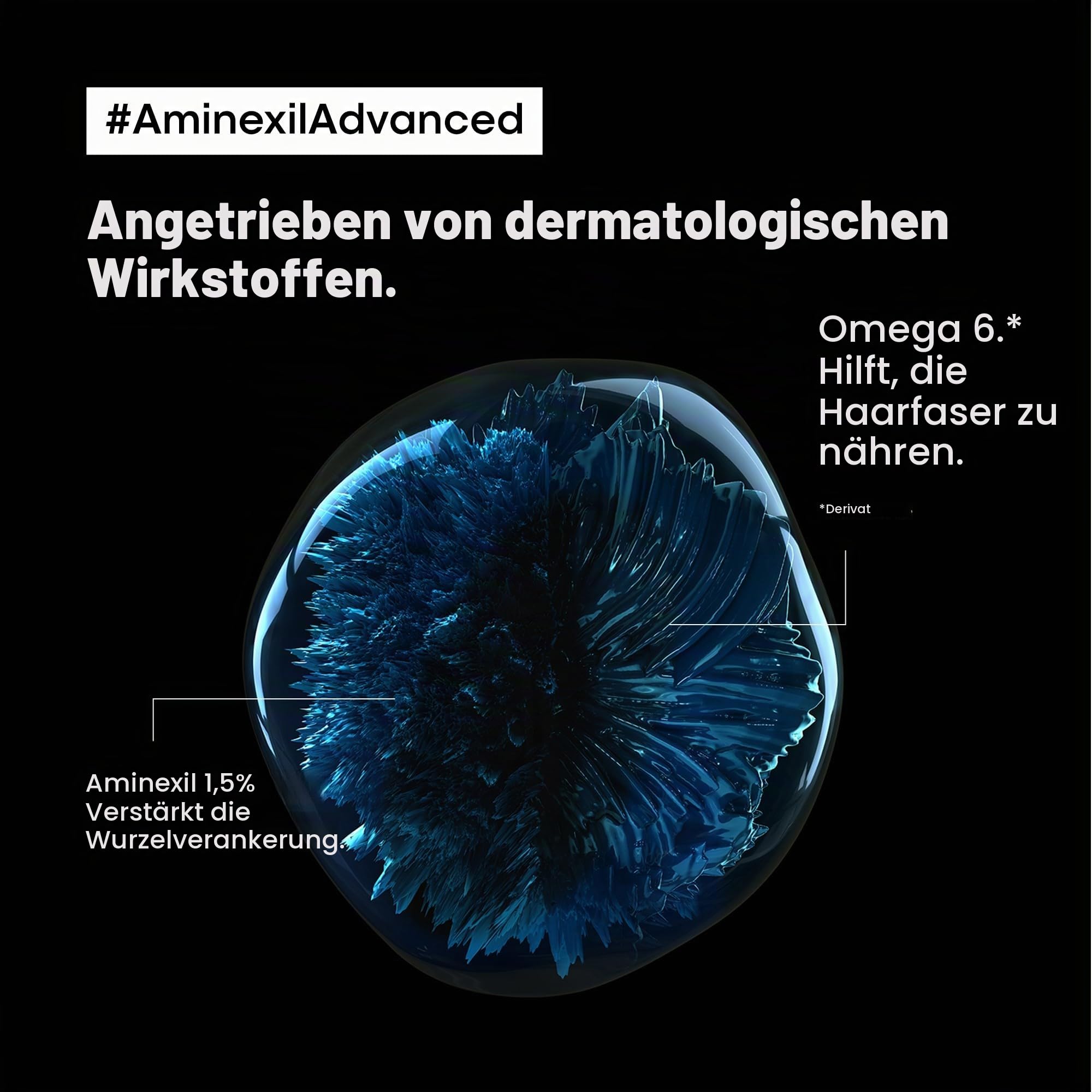 L'Oréal Professionnel Stimulierendes Kopfhaut-Serum gegen nicht krankheitsbedingten Haarausfall Mit Omega-6 Serie Expert Aminexil Advanced x 6 ml