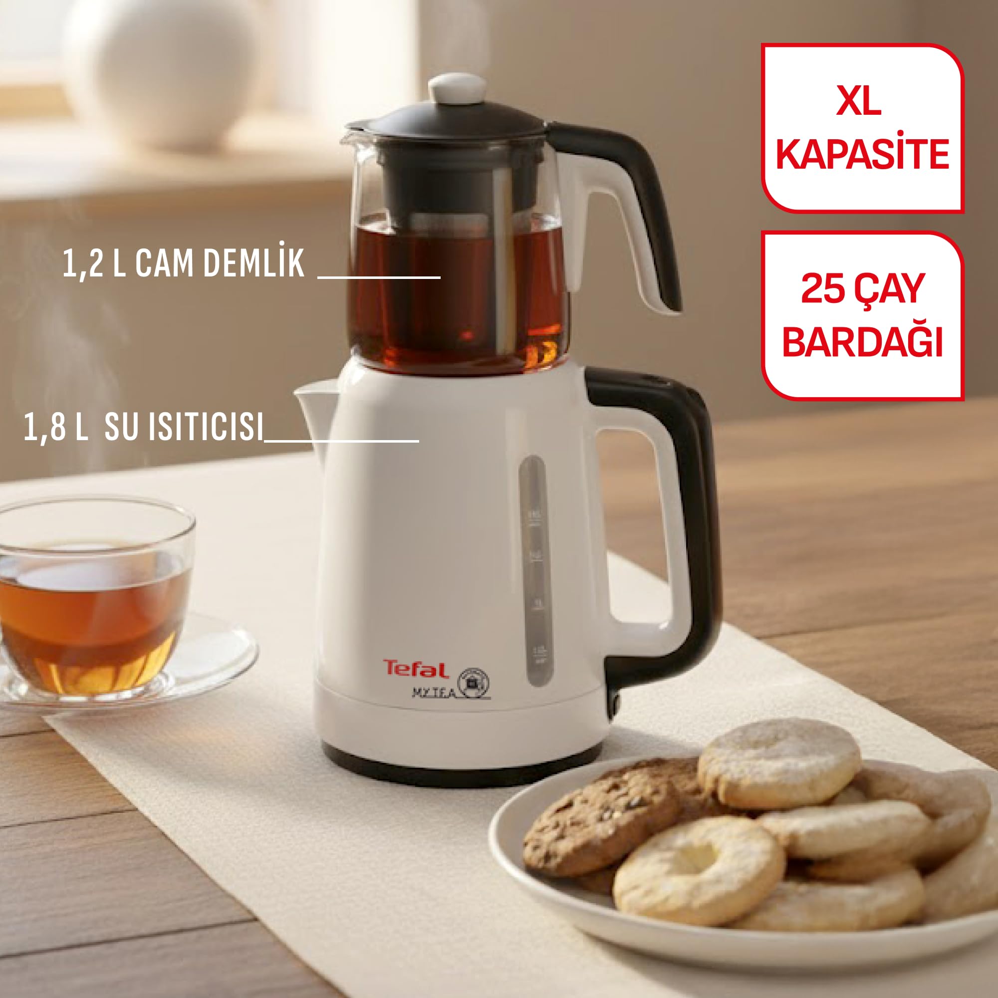 Tefal Tefal My Tea 1500 Watt Çay Makinesi - Beyaz