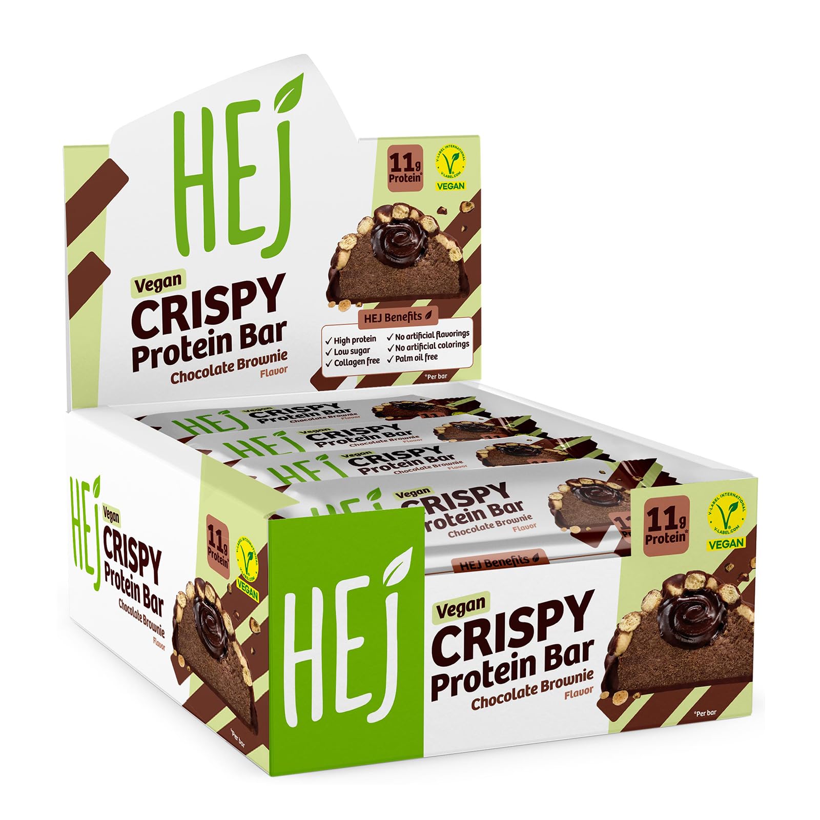 HEJ Vegan Crispy | High Protein Eiweißriegel Snack