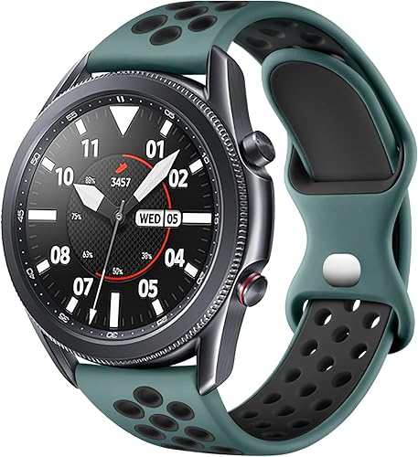 Miniatura 9 de Compatible con Samsung Watch 3 Band de 1.57 pulgadasGalaxy Watch de 1.65 pulgadasGear S3 FrontierClassic Watch, correa de reloj de 0.866 in, correa