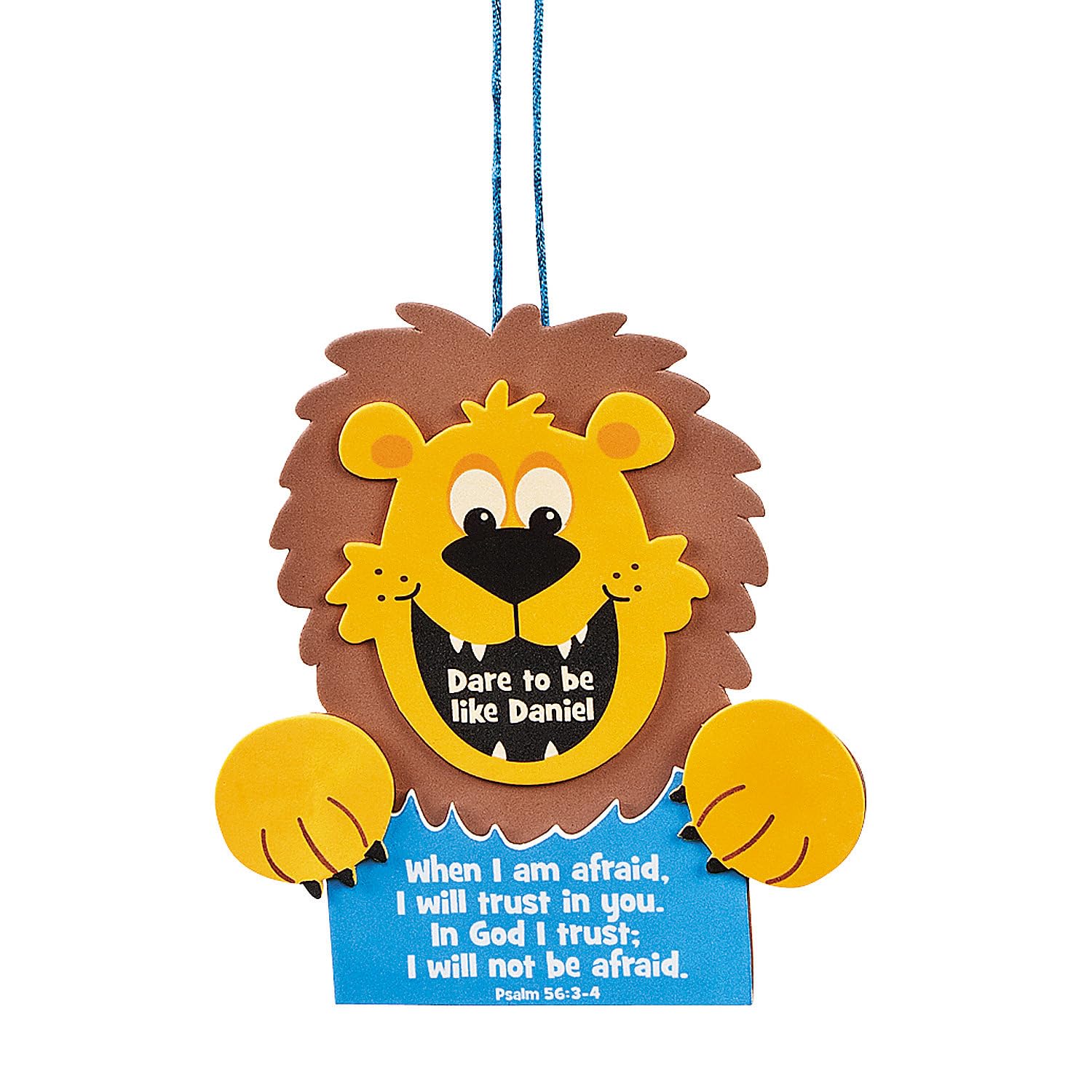 Fun Express Dare to Be Daniel Sign Kits - Makes 12 - Religous DIY Crafts for Kids and Sunday School Activities - VBS Vacation Bible School Supplies/Decor