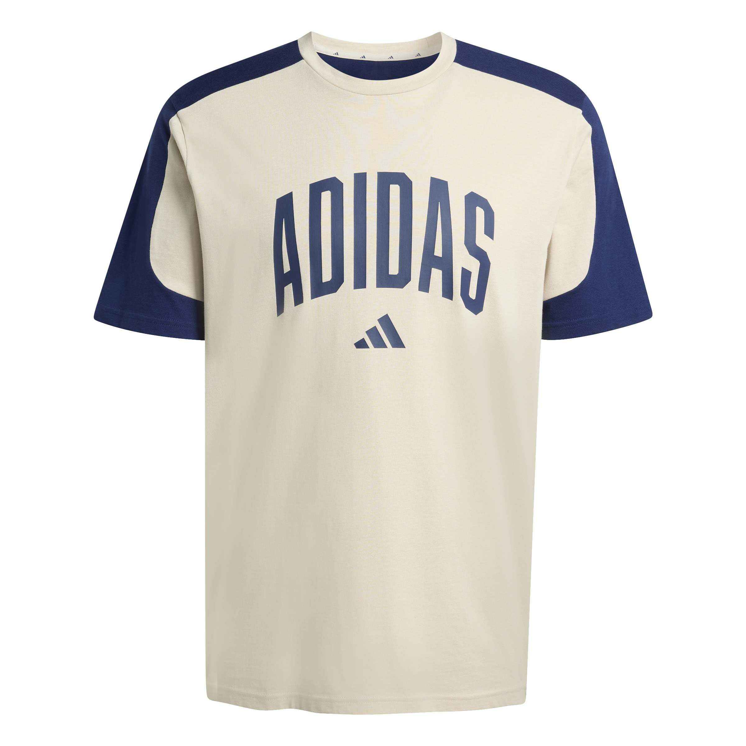 adidas Men's Collegiate T-Shirt, Wonder Alumina/Dark Blue, L Tall
