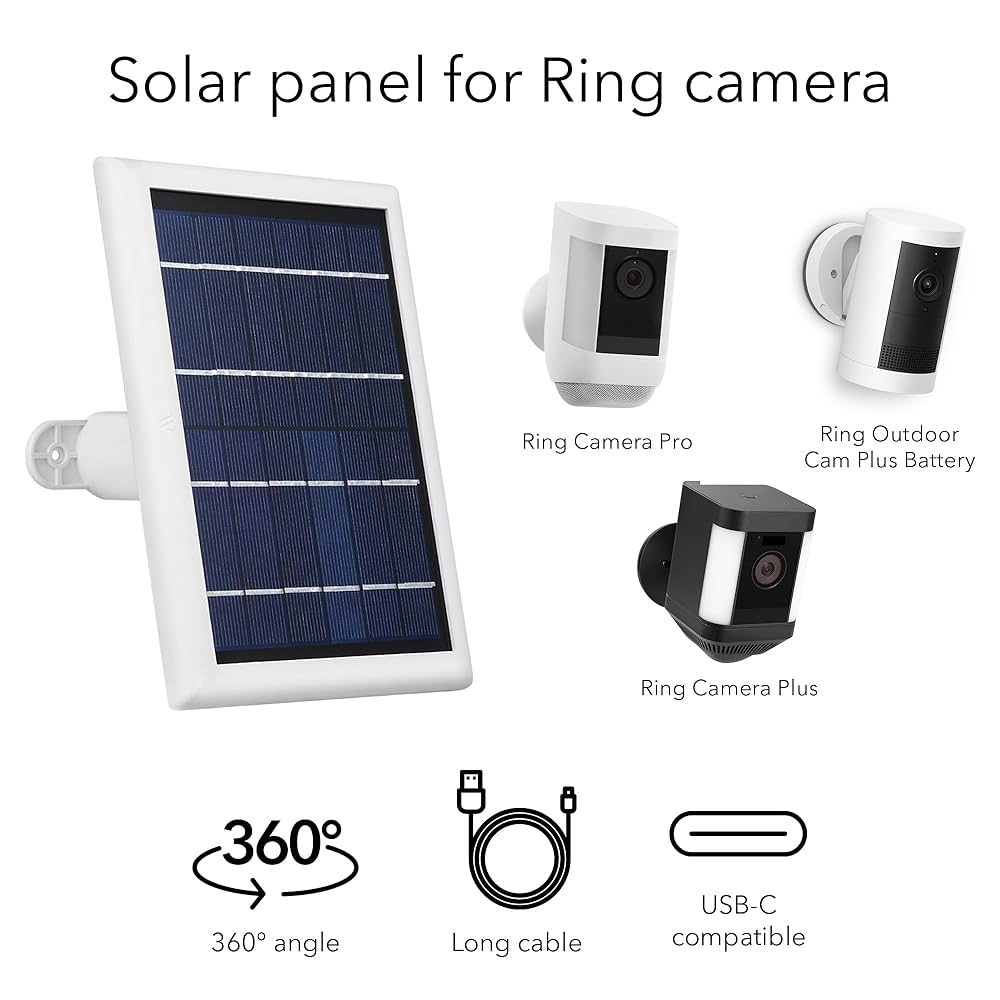 amazon ring 屋外　防犯カメラ　ソーラーパネル付き Amazon.co.jp: Ring Spotlight Cam Plus, Battery (リング