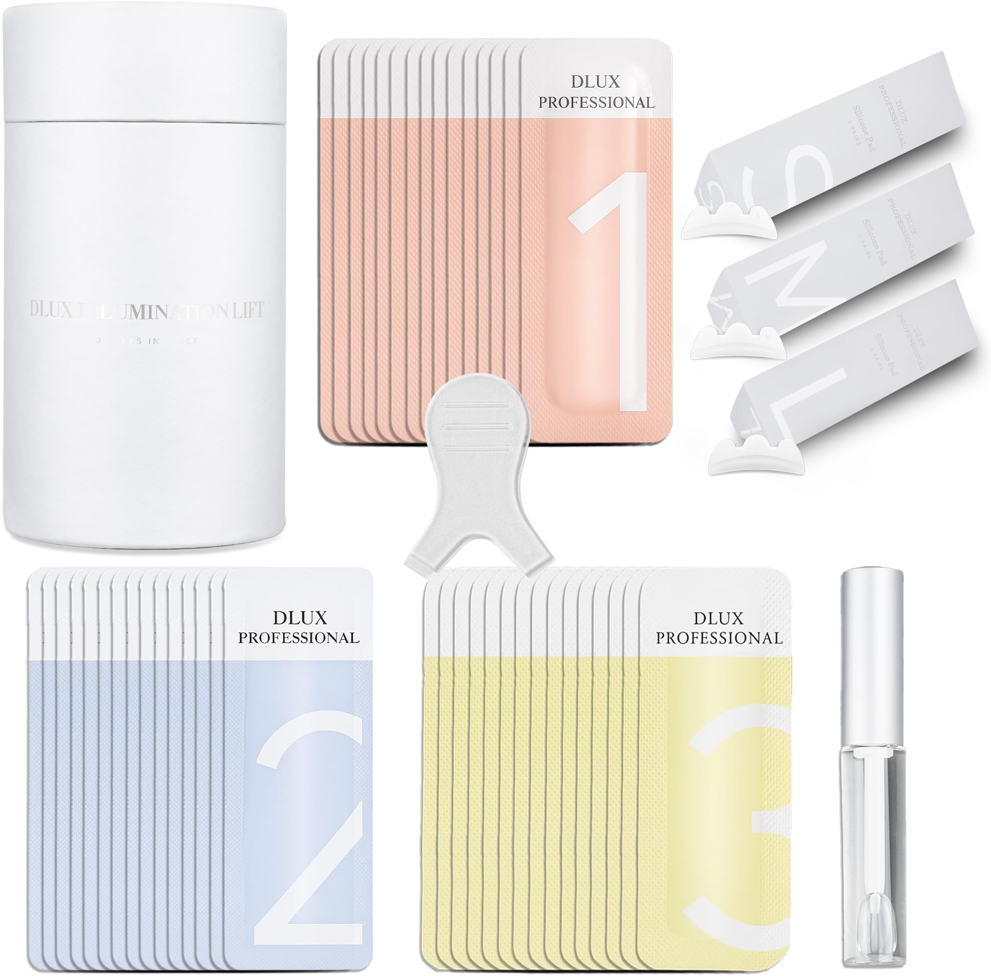 Korean Eyelash Lift Kit - Lash Lamination Kit, Professional Lash Lift Set with Salon Grade Formula, Eyelash Perm Kit for Long-Lasting Curl up to 8 Weeks, Perfect for Lash Tech Gifts