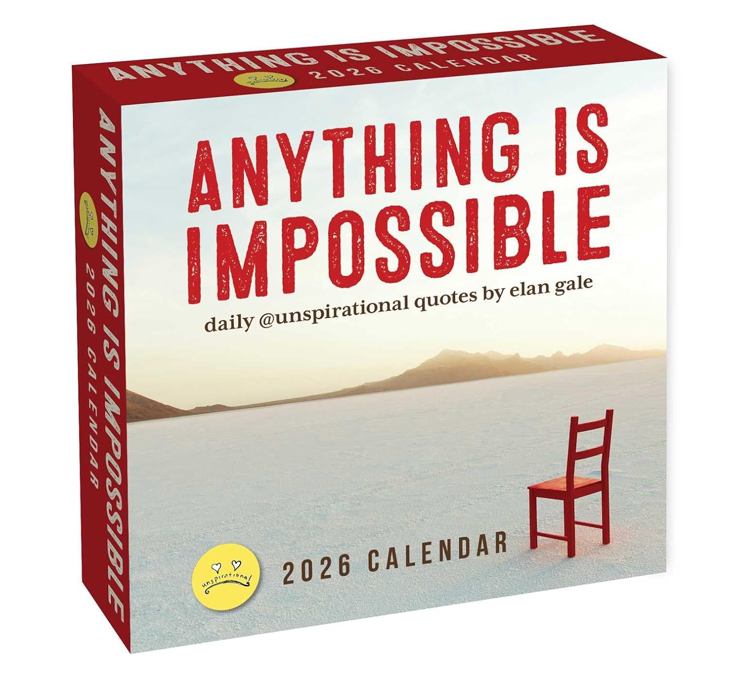 Unspirational 2026 Day-to-Day Calendar: Anything Is Impossible
