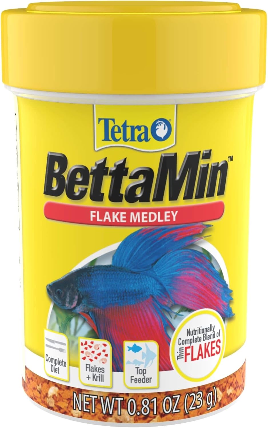 Tetra BettaMin Flake Medley, 0.81 oz.