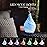 Porseme 280ml Essential Oil Diffuser Glass Color Changing Aroma Air Diffusers Aromatherapy Ultrasonic Cool Mist Humidifier 7 Running Hours Waterless Auto-Off for Sleeping, Yoga, Office, Spa (Blue Ink)