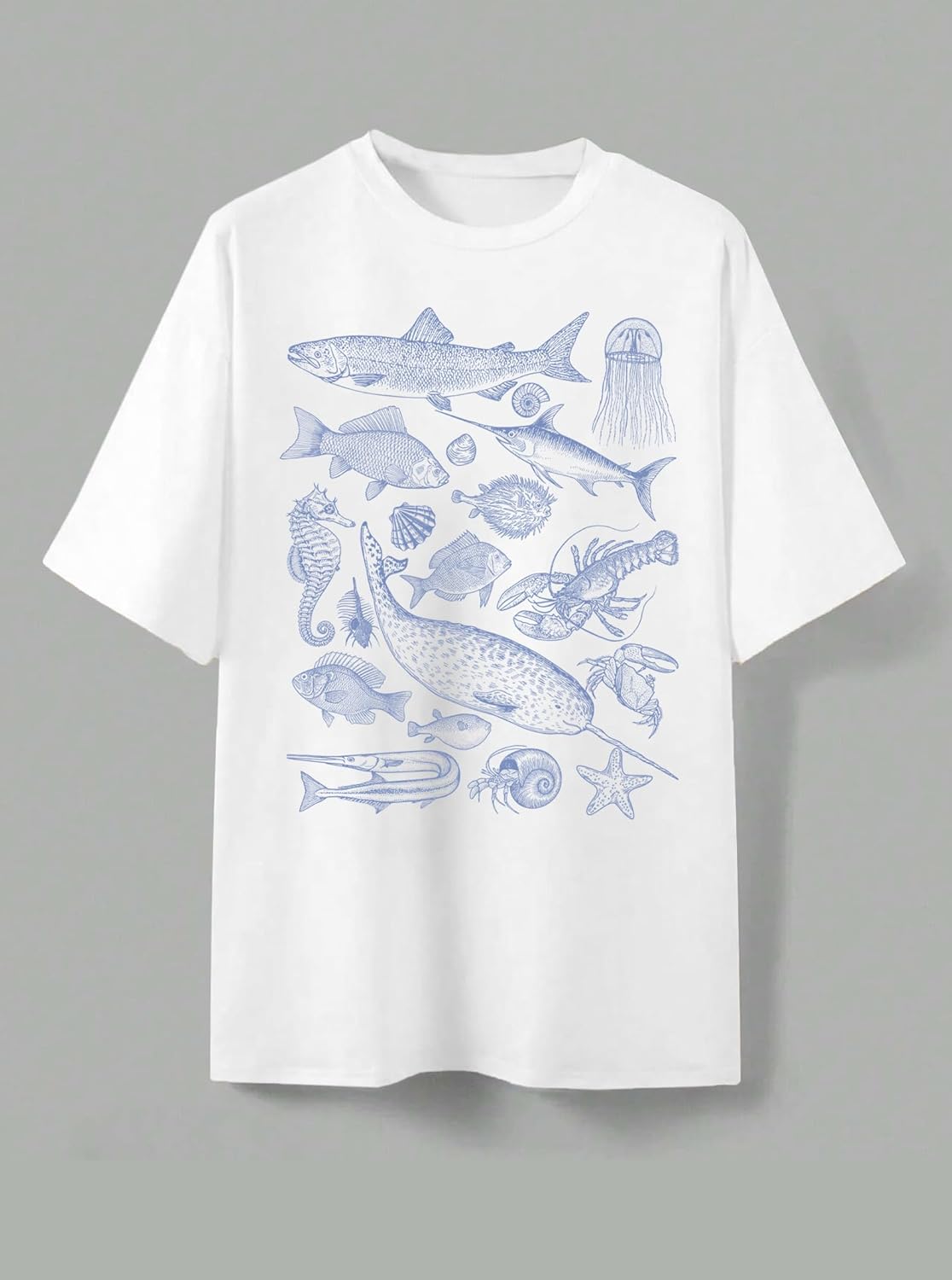 Hilinker Women's Oversized T Shirt Graphic Tees Short Sleeve Shirts Summer Casual Loose Tops - Image 4