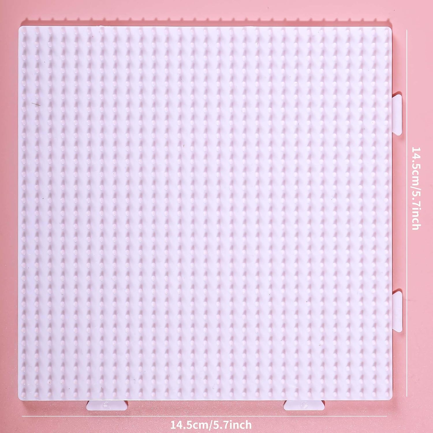 Fuse Bead Pegboard for 2.6mm Iron Bead Board, Large Square for Mini Beads, Splicing Board 52×52 Nails High Temperature Resistant Anti-scalding Splicing No Deformation. (4)