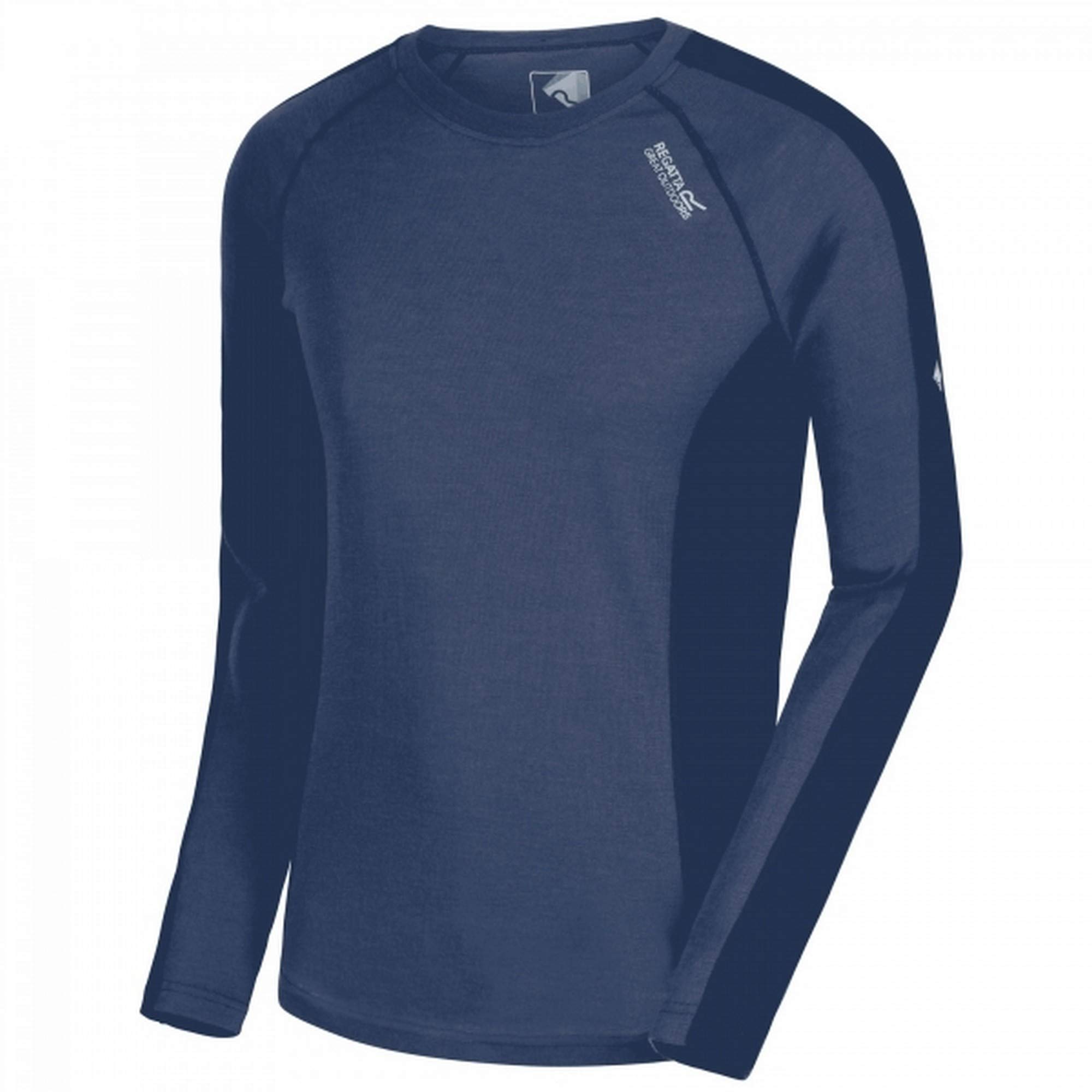 Regatta Haut Manches Longues Isolant Et Doux En Laine Mérino Beru avec Traitement Antibactérien De Contrôle des Odeurs Base Layer Maglia Uomo