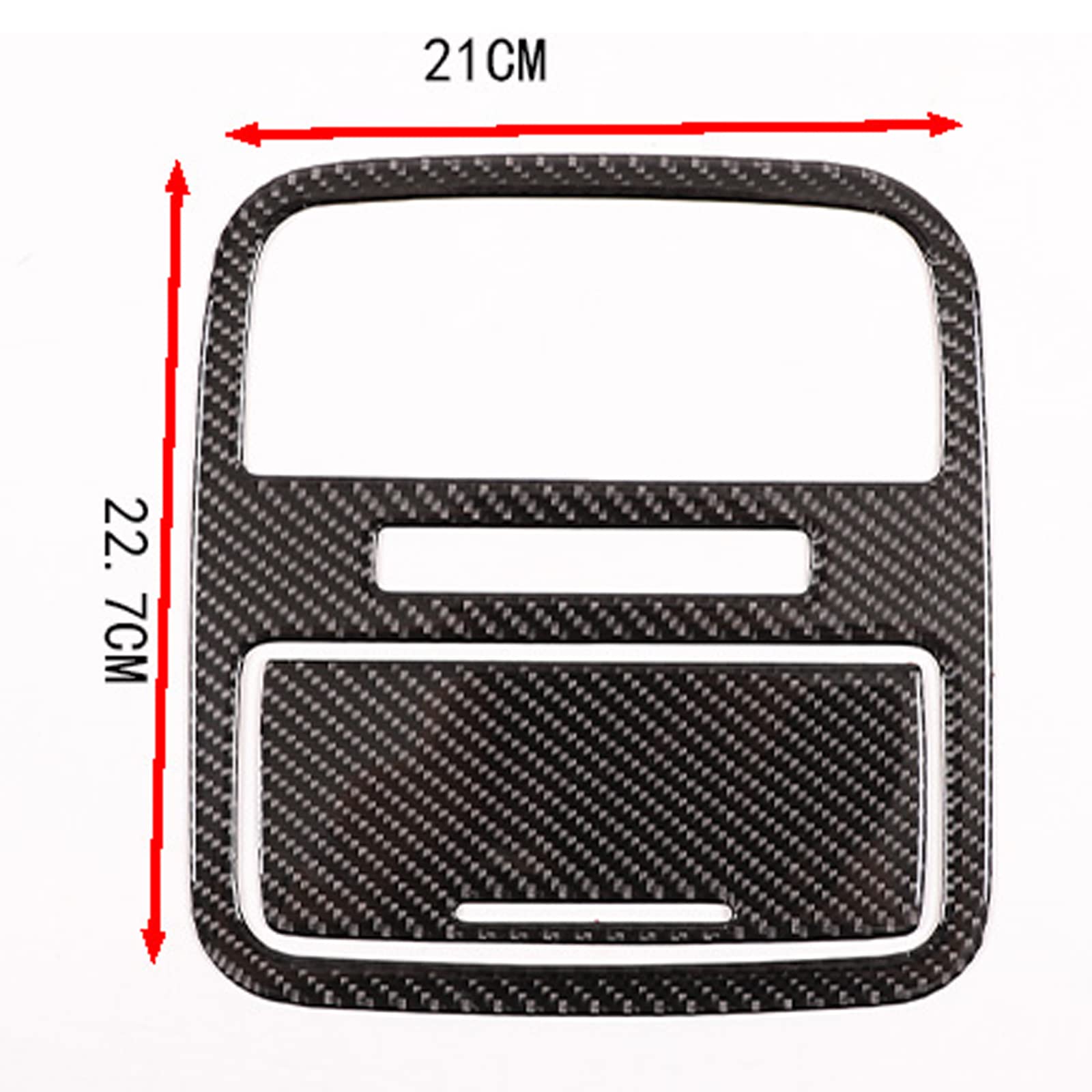 TongSheng Soft Carbon Fiber 3D Sticker Inner Front Row Roof Reading Light Panel Trim Interior Car Accessories Compatible with Honda Pilot LX 2019 2020 2021,Honda Pilot Sport 2022(Black Carbon Fiber)