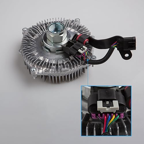Miniatura 3 de Tykick 52014729AC - Embrague de ventilador de refrigeración para Ram 2500 2013-2017 Ram 3500 2013-2017 Ram 4500 2013-2018 Ram 5500 2013-2017 6.4L