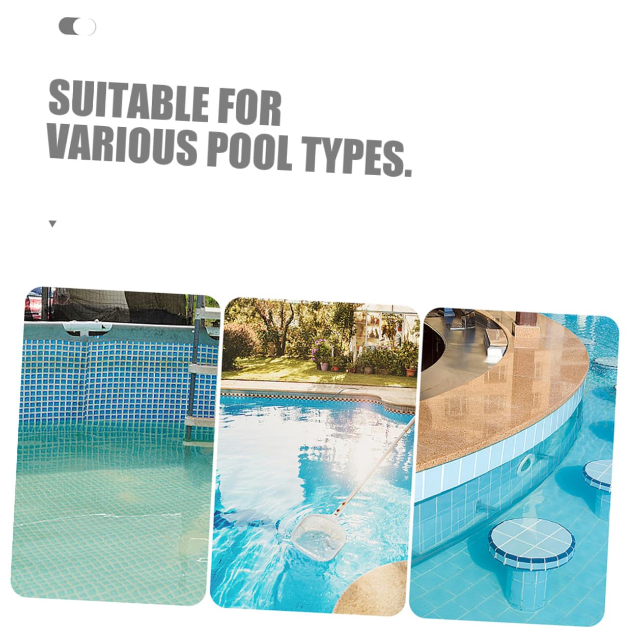 Toddmomy 2 Tapas para Skimmer de Piscina de 10x10 Pulgadas Barrera Protectora de PP, Compatible Versátil para Mantenimiento de Piscina y Repuesto Cuadrado Blanco