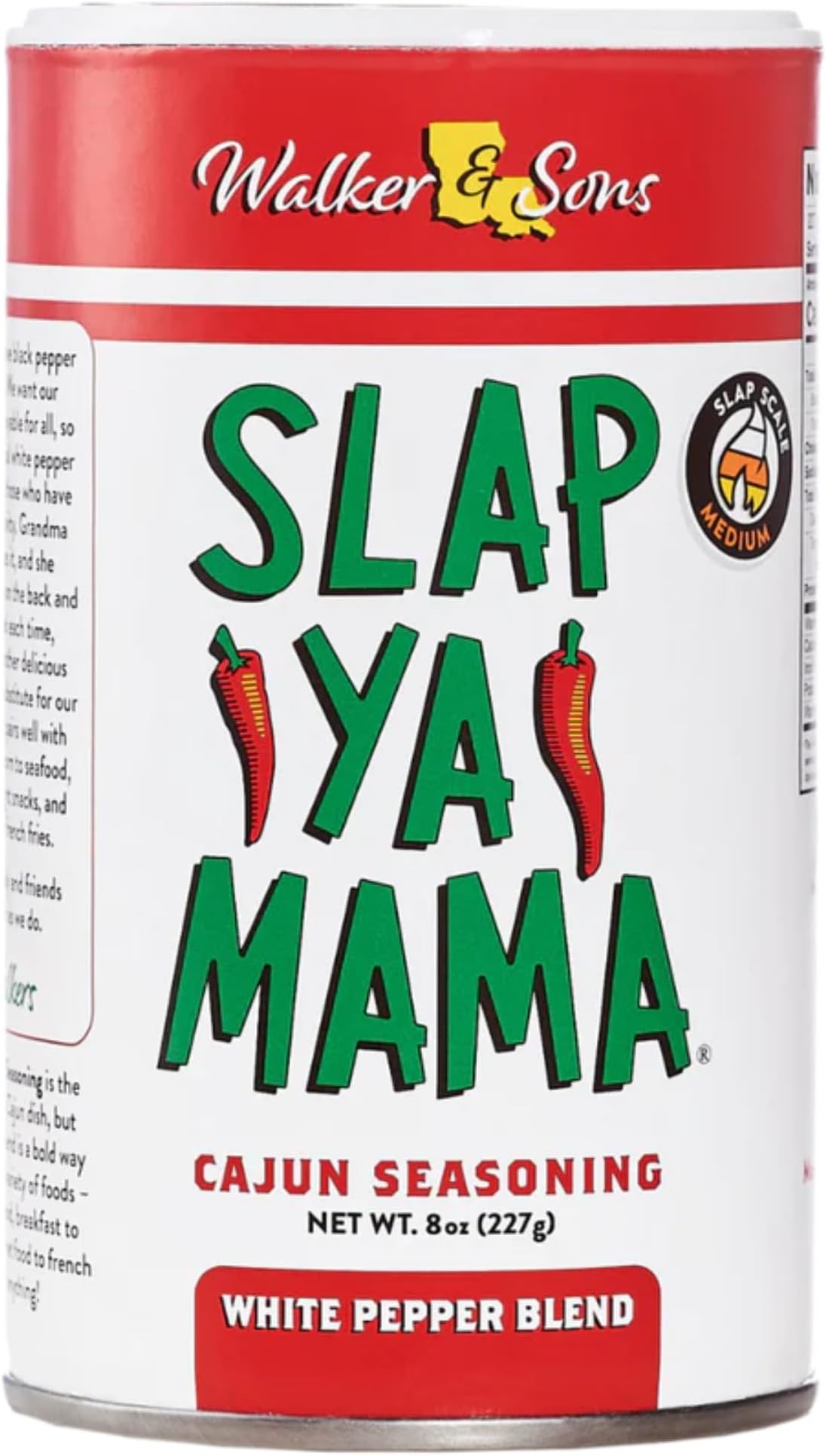 One 8 oz Cajun Seasoning White Pepper Blend