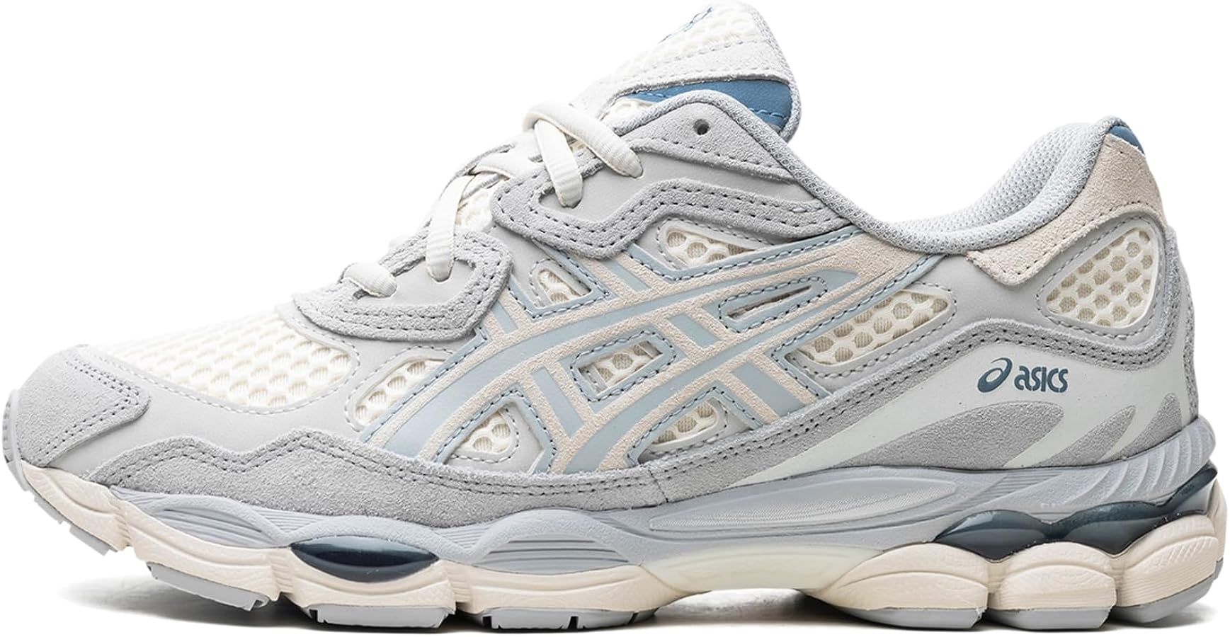 Amazon.com | ASICS Unisex Gel-NYC Sportstyle Shoe, 5, Ivory/MID