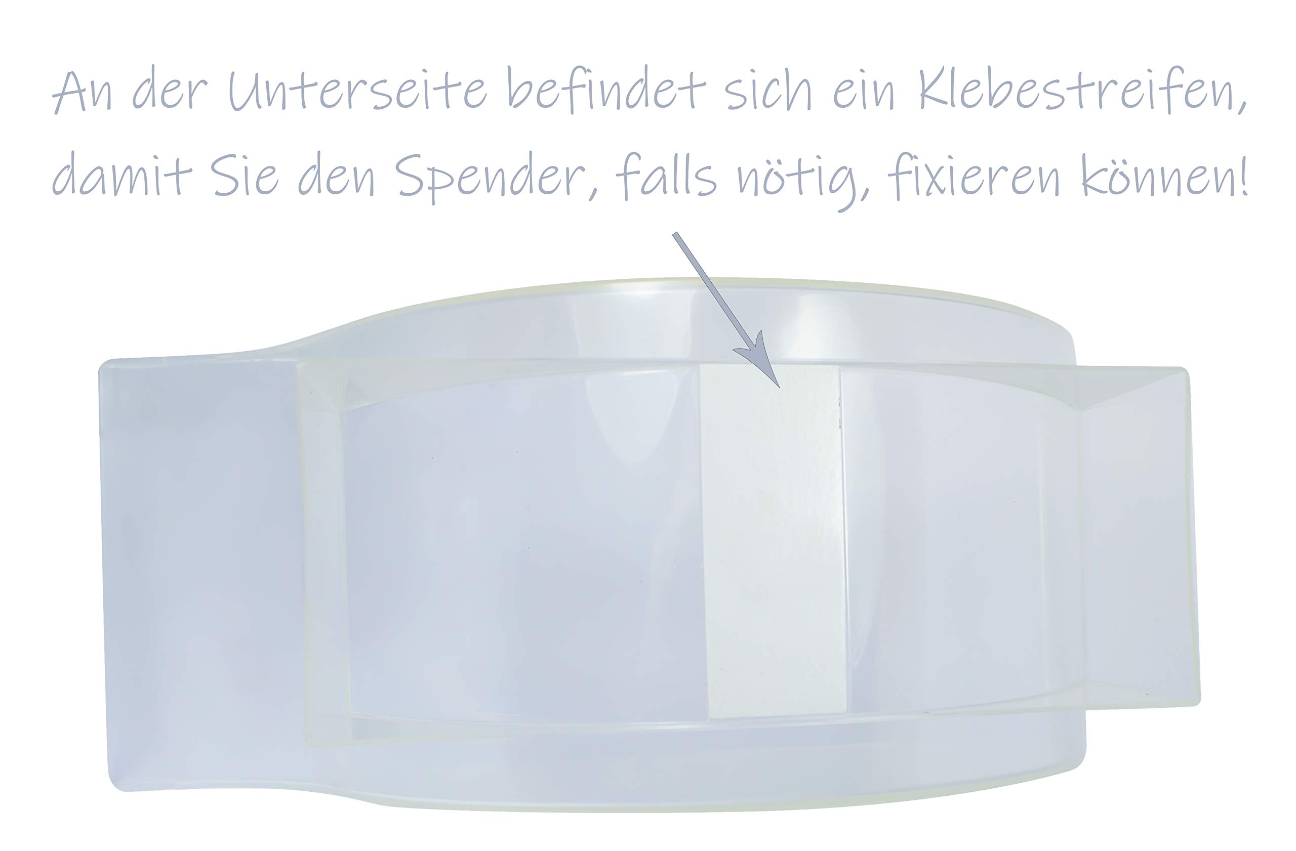 Zellettenspender 1 Stück + 500 Zellstofftupfer steril verpackt