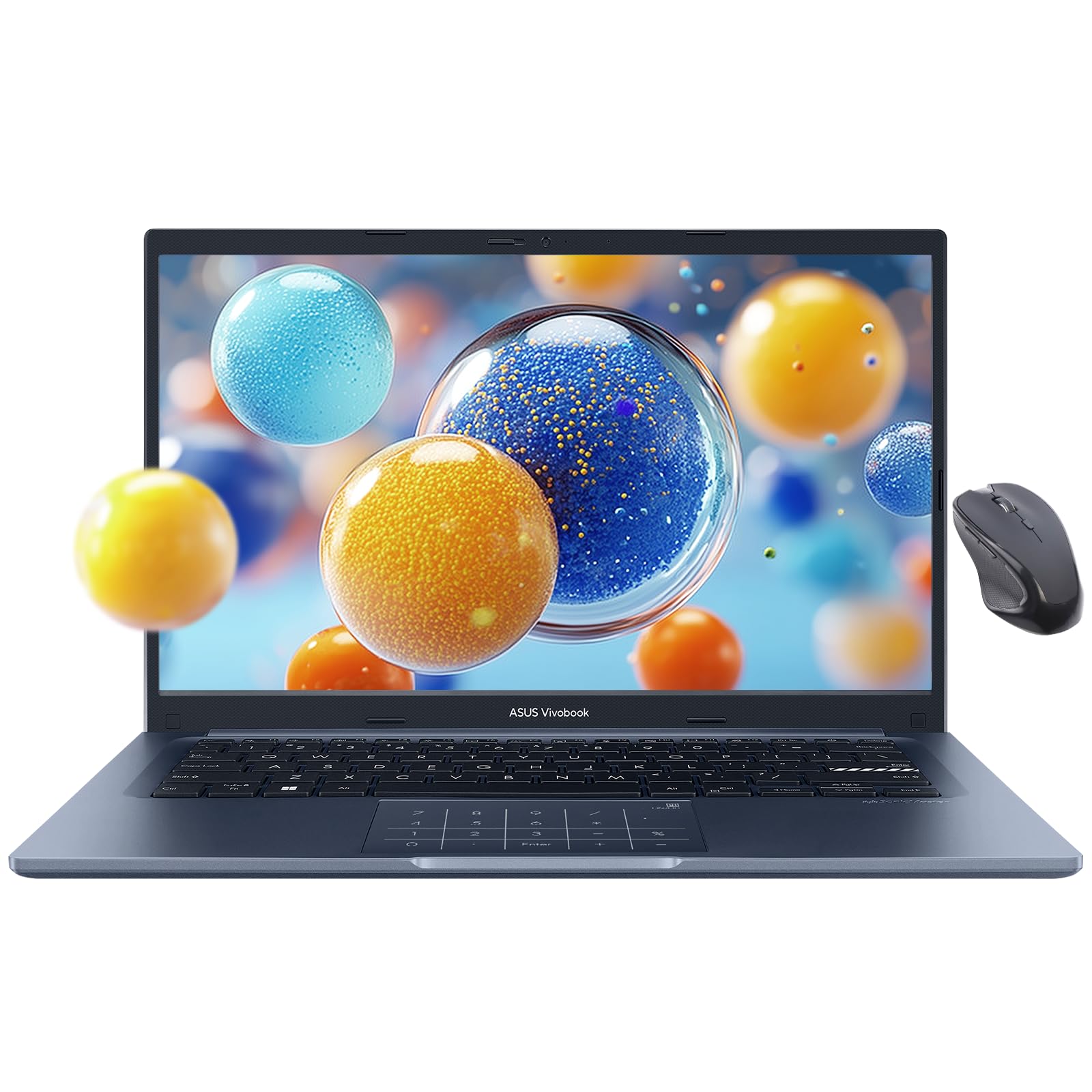 ASUS Vivobook 14 Linux Ubuntu Laptop, 14" FHD Laptop Computer for Student & Business, 13th Gen Intel Core i3-1315U, 16GB RAM, 1TB SSD, NumberPad, Privacy Camera, Wireless Mouse, Linux Ubuntu OS