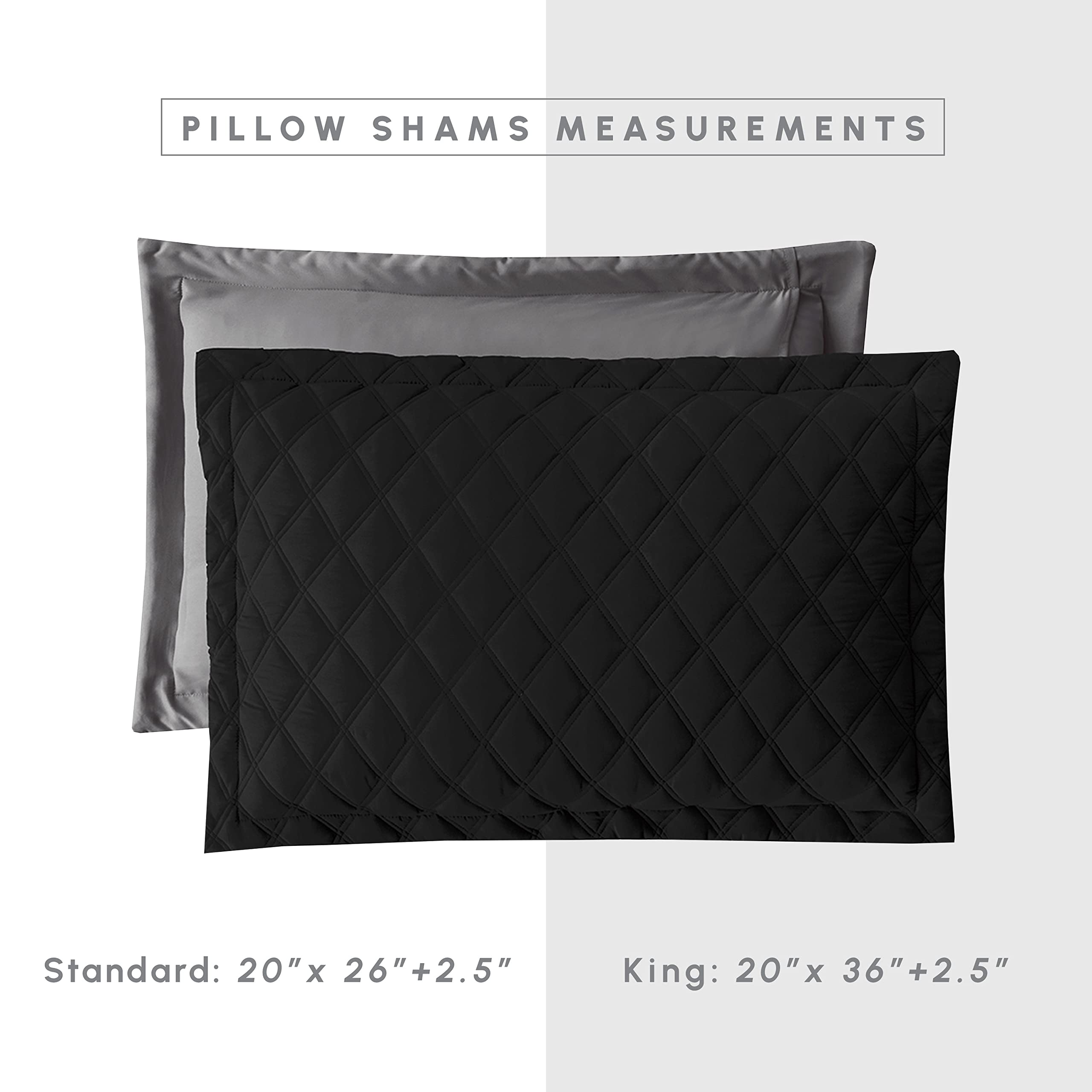 Amazon｜Elegant Comfort キルトリバーシブルベッドスプレッド ベッド