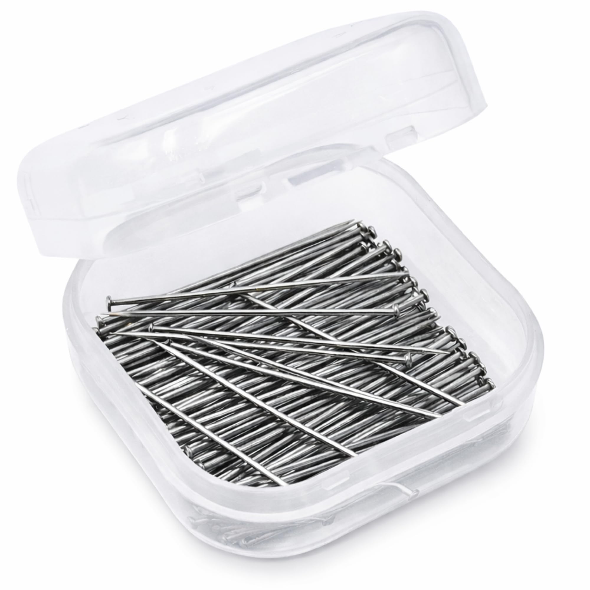 - LIXITO Stainless Steel Bug Pins, 1.0 x 0.02 inches (26 x 0.6 mm), Storage Box, Pack of 100, For Bulletin Boards, Cork Boards, Sewing, Crafts, DIY, Rust Resistant Fine Pins