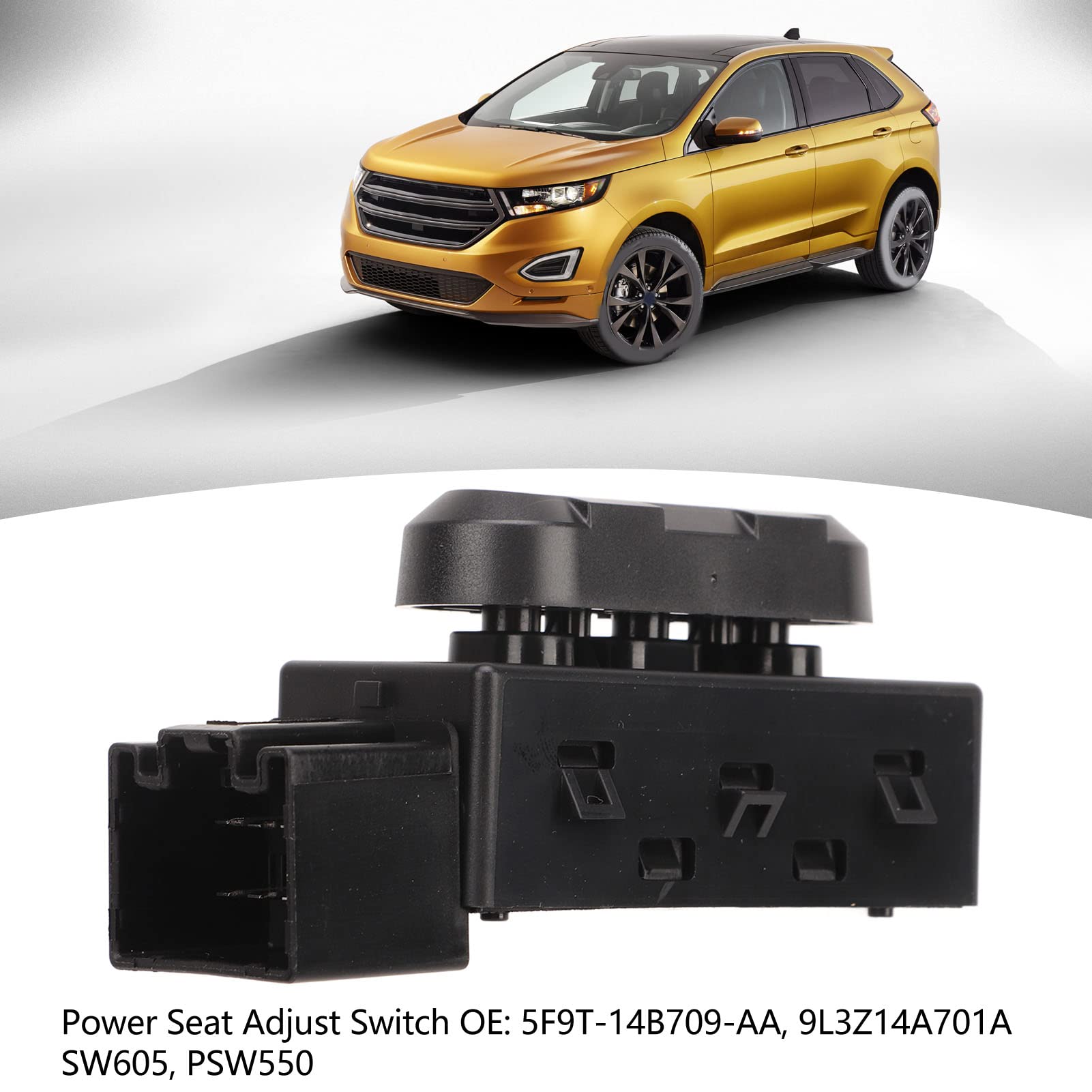 Przełącznik Regulacji Fotela Sterowany Elektrycznie 5F9T-14B709-AA Zamiennik Edge Escape Expedition Flex