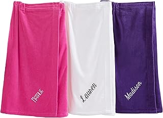 Personalization Universe Spa Comfort Ladies Name Embroidered Towel Wrap ...