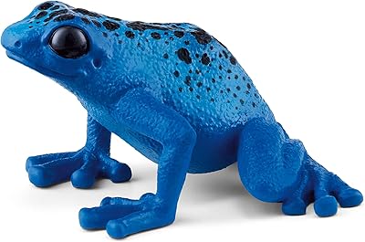 Schleich Wild Life New 2023, Wild Animal Rainforest Jungle Toys for Kids, Poison Dart Frog Toy, Blue, Ages 3+